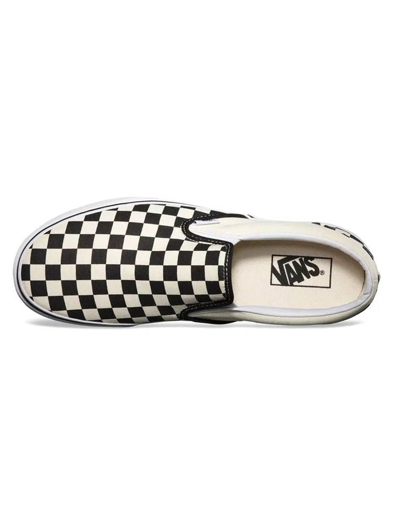 ZAPATILLAS UNISEX UA CLASSIC SLIP-ON CHECKER NEGRA VANS - 9