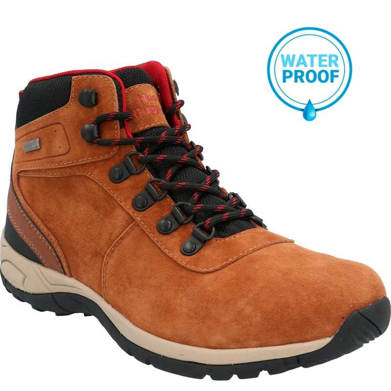 BOTIN CUERO HOMBRE DONAL CAFE  HUSH PUPPIES - 2