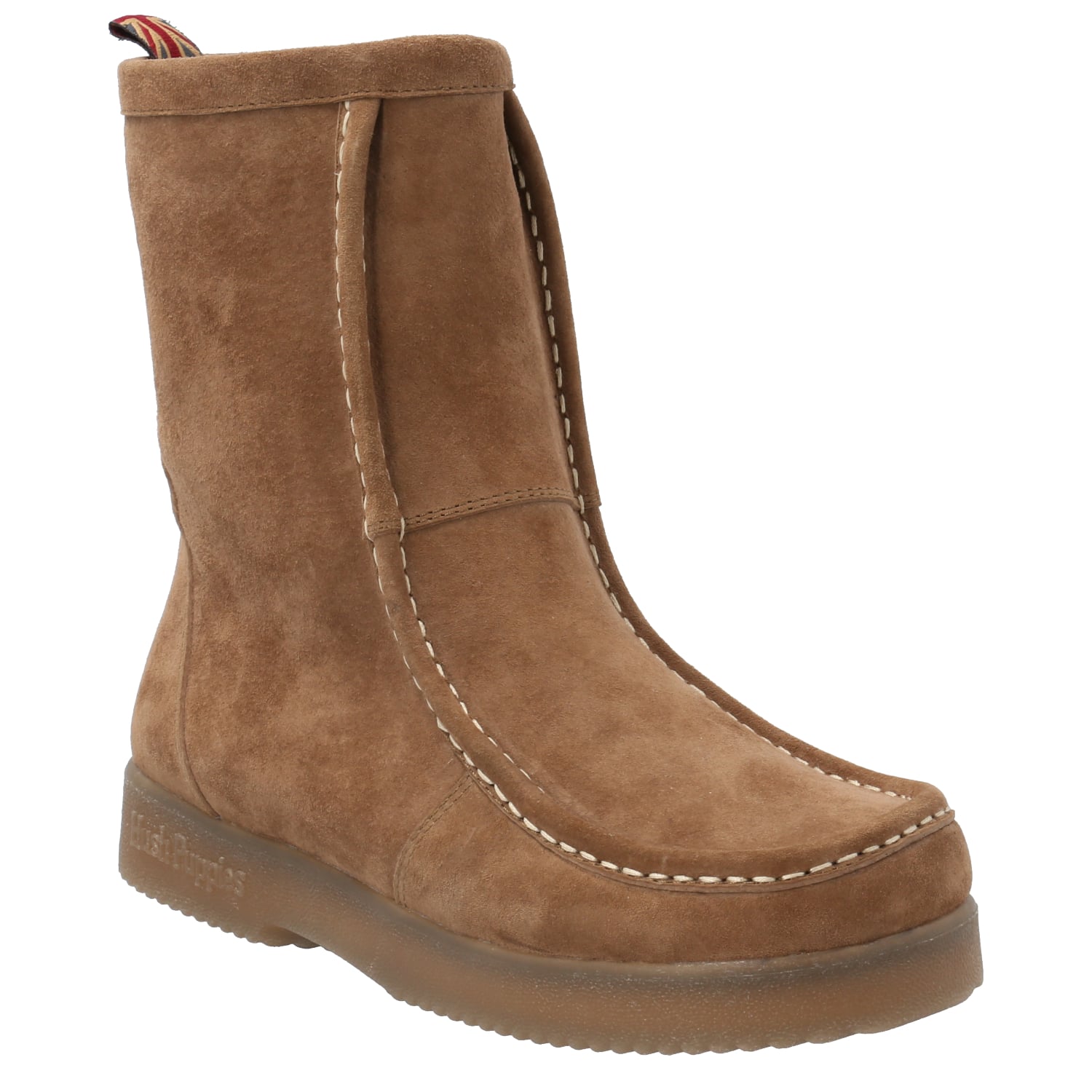 BOTAS MUJER HUSH PUPPIES CUERO MARRÓN YUKON - 1