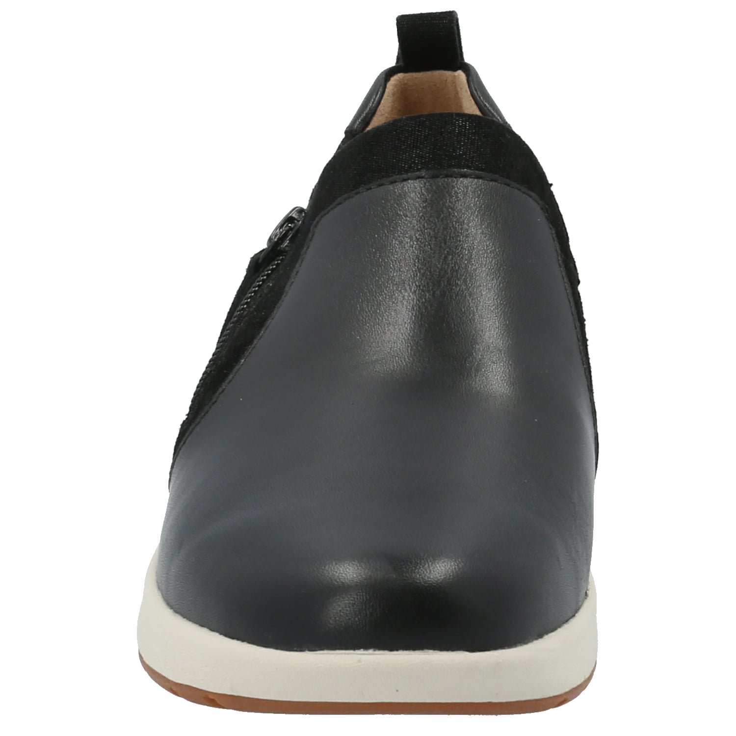ZAPATILLAS SLIP ON MUJER HUSH-PUPPIES CASUALES NEGRO SPINAL CUERO - 3
