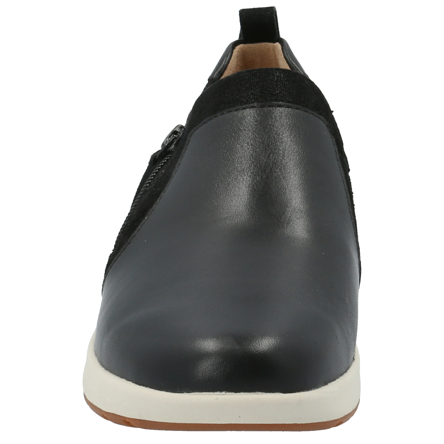 ZAPATILLAS SLIP ON MUJER HUSH-PUPPIES CASUALES NEGRO SPINAL CUERO - 3