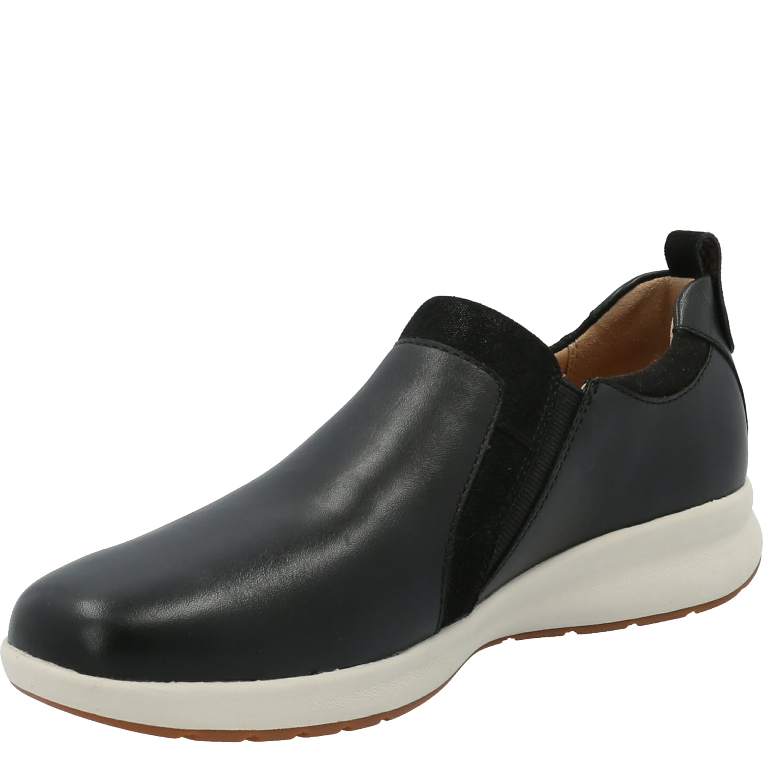 ZAPATILLAS SLIP ON MUJER HUSH-PUPPIES CASUALES NEGRO SPINAL CUERO - 4