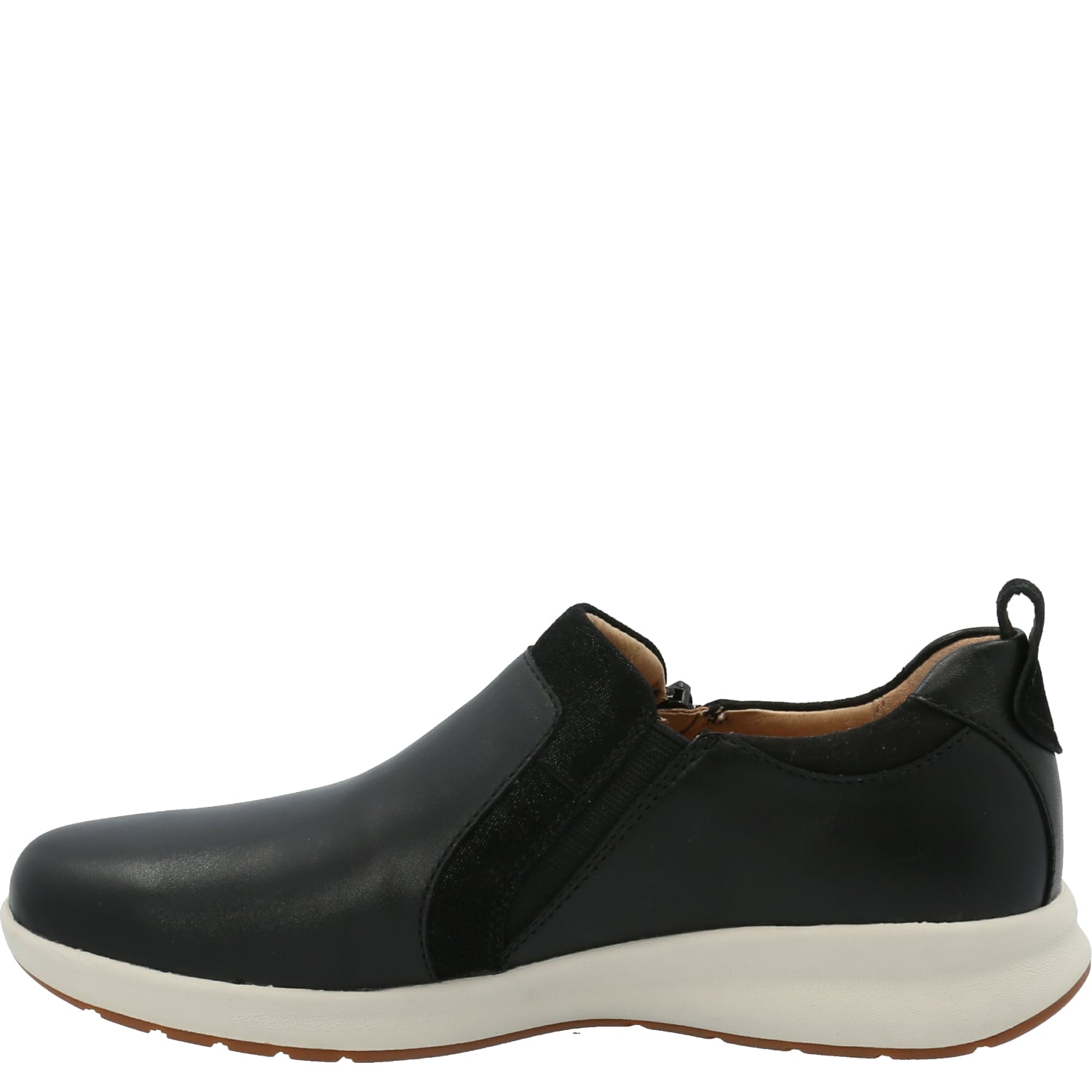 ZAPATILLAS SLIP ON MUJER HUSH-PUPPIES CASUALES NEGRO SPINAL CUERO - 5