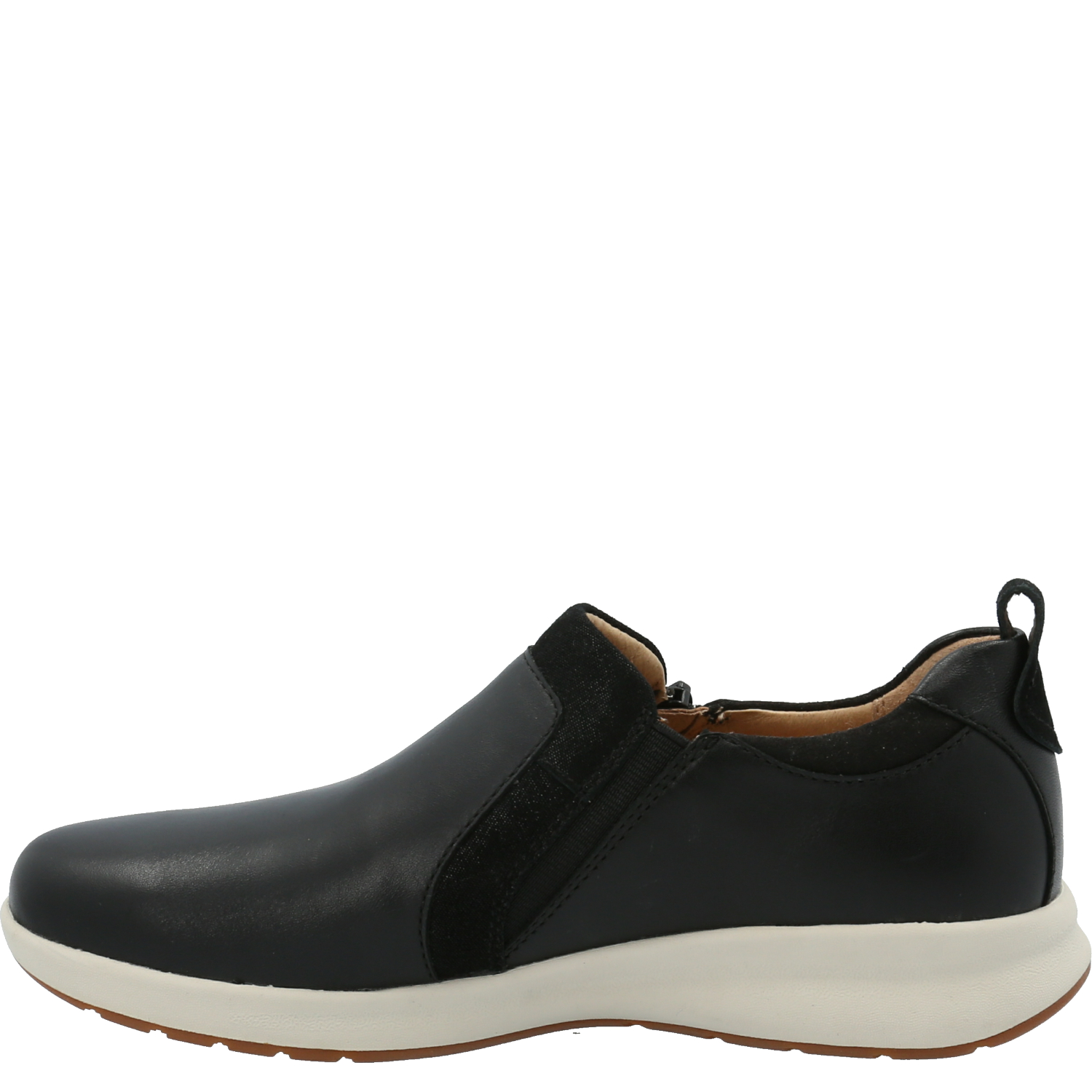 ZAPATILLAS SLIP ON MUJER HUSH-PUPPIES CASUALES NEGRO SPINAL CUERO - 5