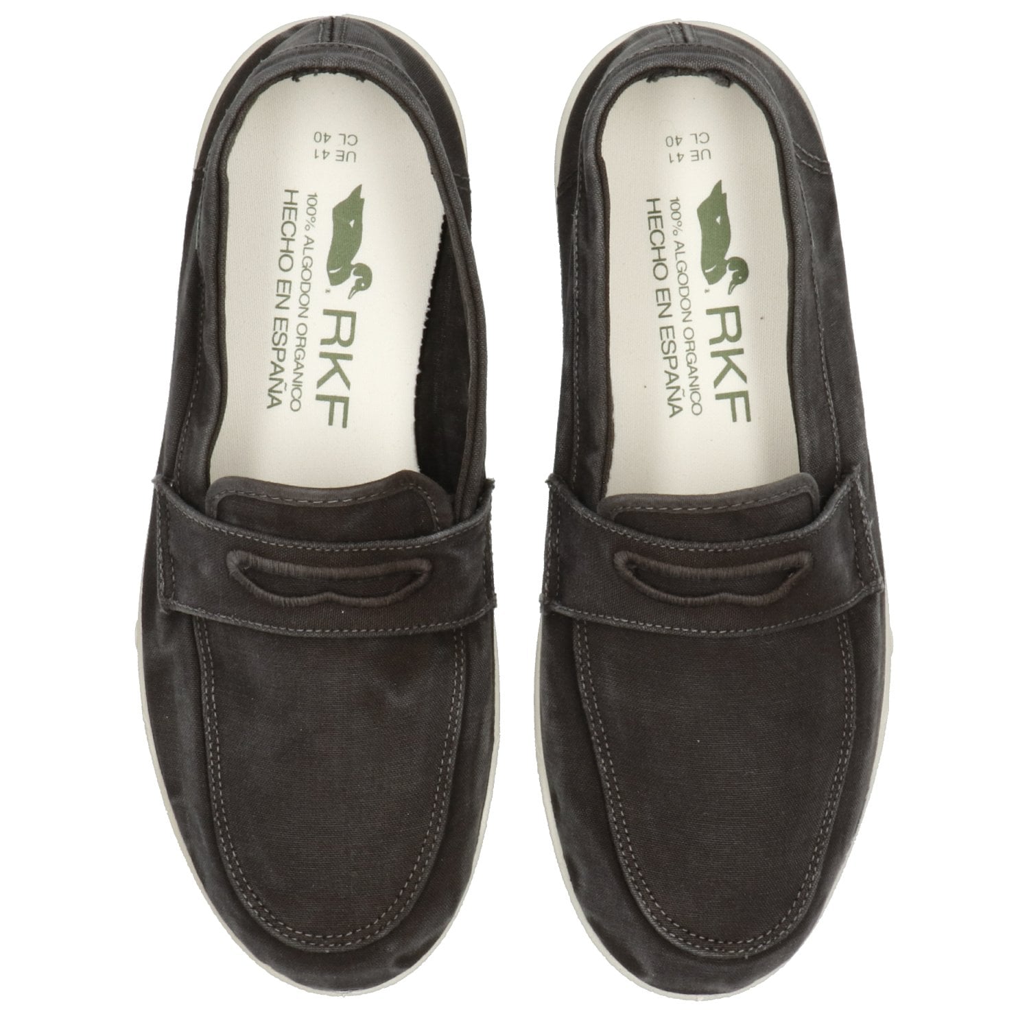 MOCASINES HOMBRE ROCKFORD TEXTIL GRIS AZULADO MINDIL - 8