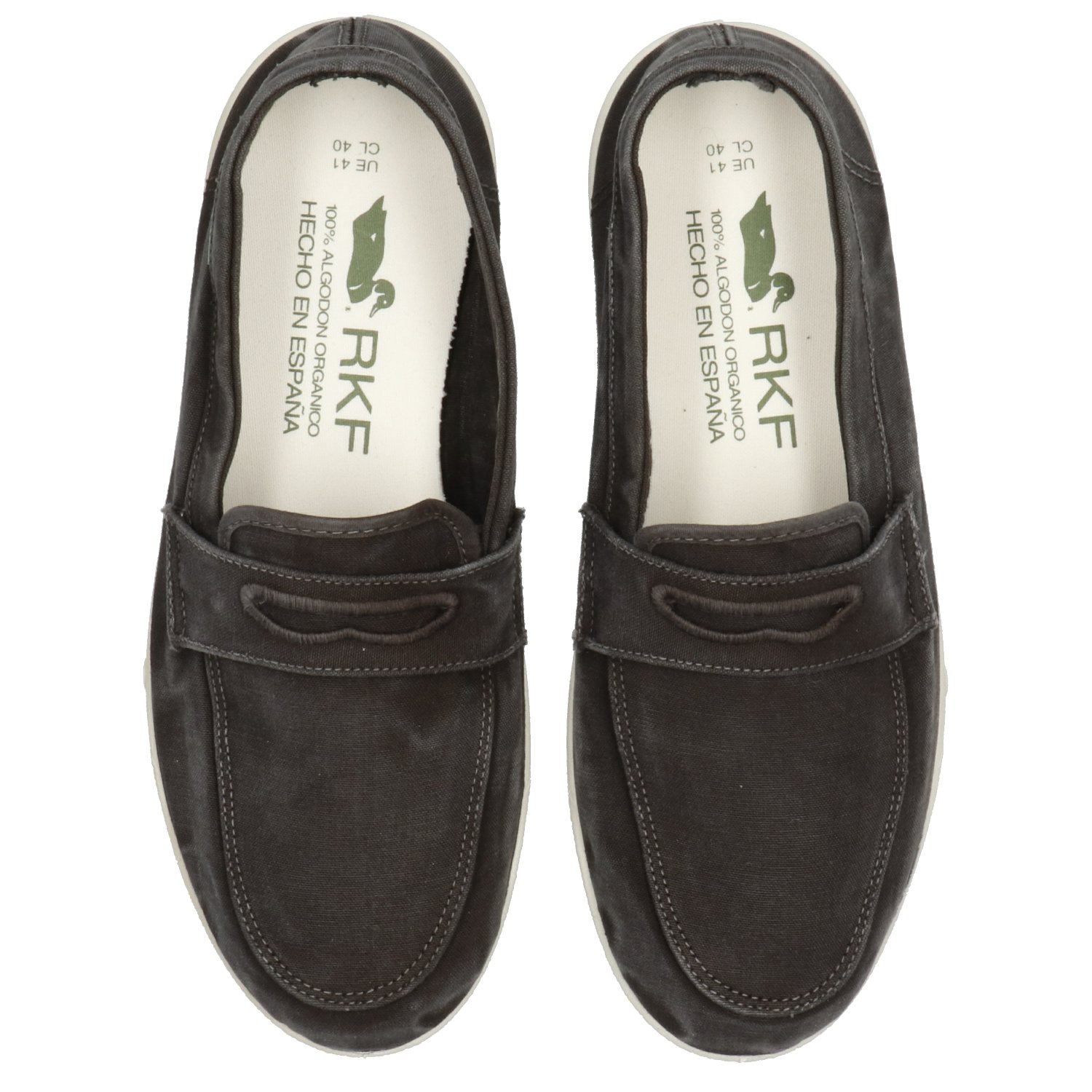 MOCASINES HOMBRE ROCKFORD TEXTIL GRIS AZULADO MINDIL - 8