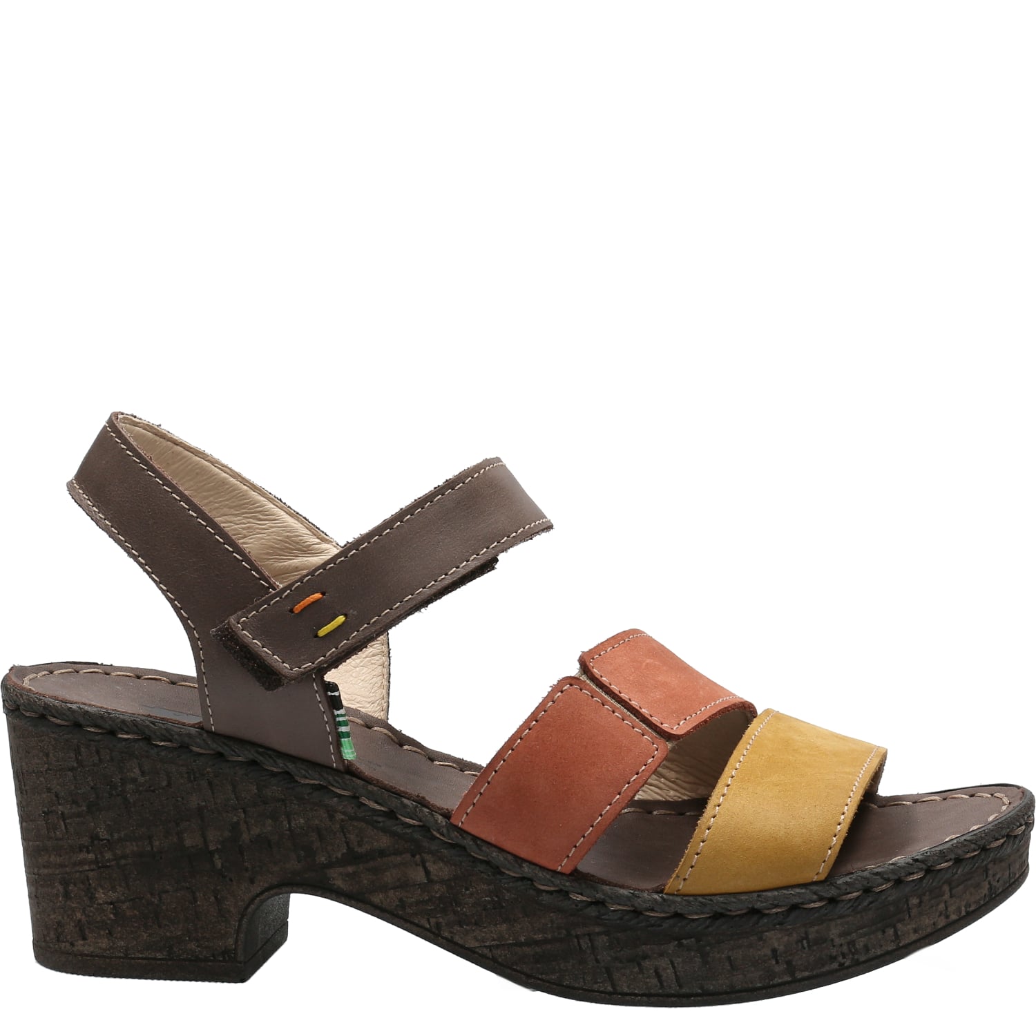 SANDALIAS MUJER ROCKFORD CUERO CAFÉ WHITEHAVEN - 1