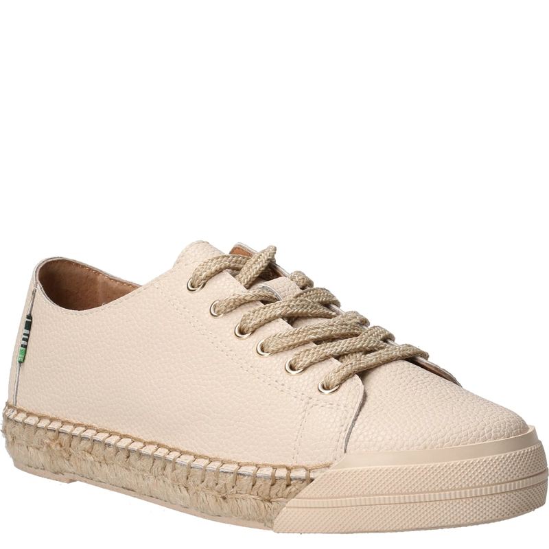 ZAPATILLAS MUJER ROCKFORD CASUALES BEIGE FONTAINE CUERO - 2