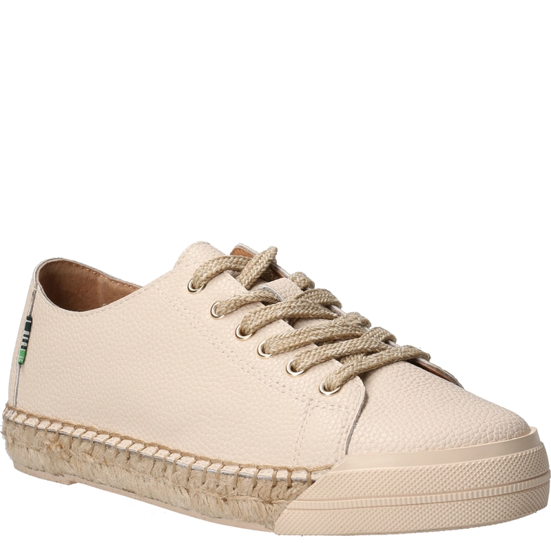 ZAPATILLAS MUJER ROCKFORD CASUALES BEIGE FONTAINE CUERO - 2