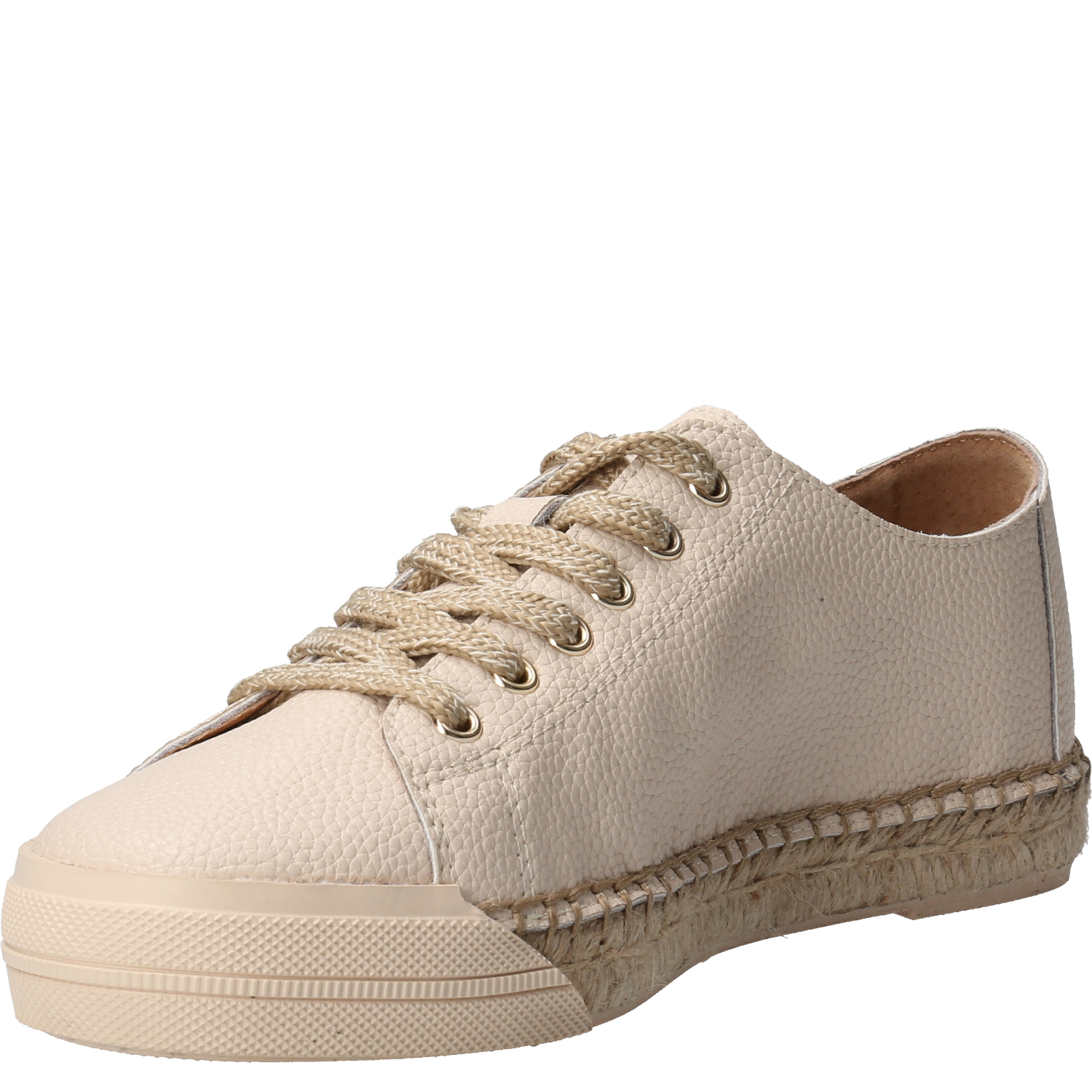 ZAPATILLAS MUJER ROCKFORD CASUALES BEIGE FONTAINE CUERO - 4