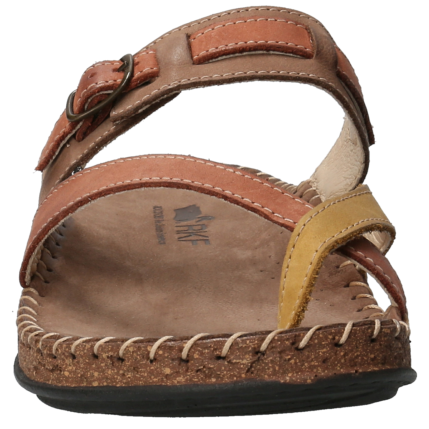 SANDALIAS MUJER ROCKFORD CUERO CAFÉ PARADISE - 4