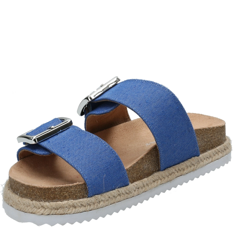 SANDALIAS MUJER HUSH PUPPIES AZUL IRIS II - 4