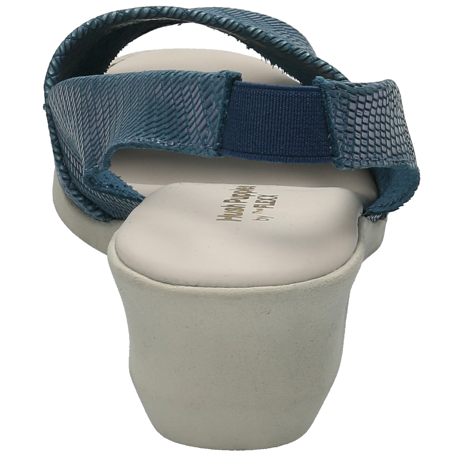 SANDALIA CUERO MUJER BARTON AZUL HUSH PUPPIES - 6