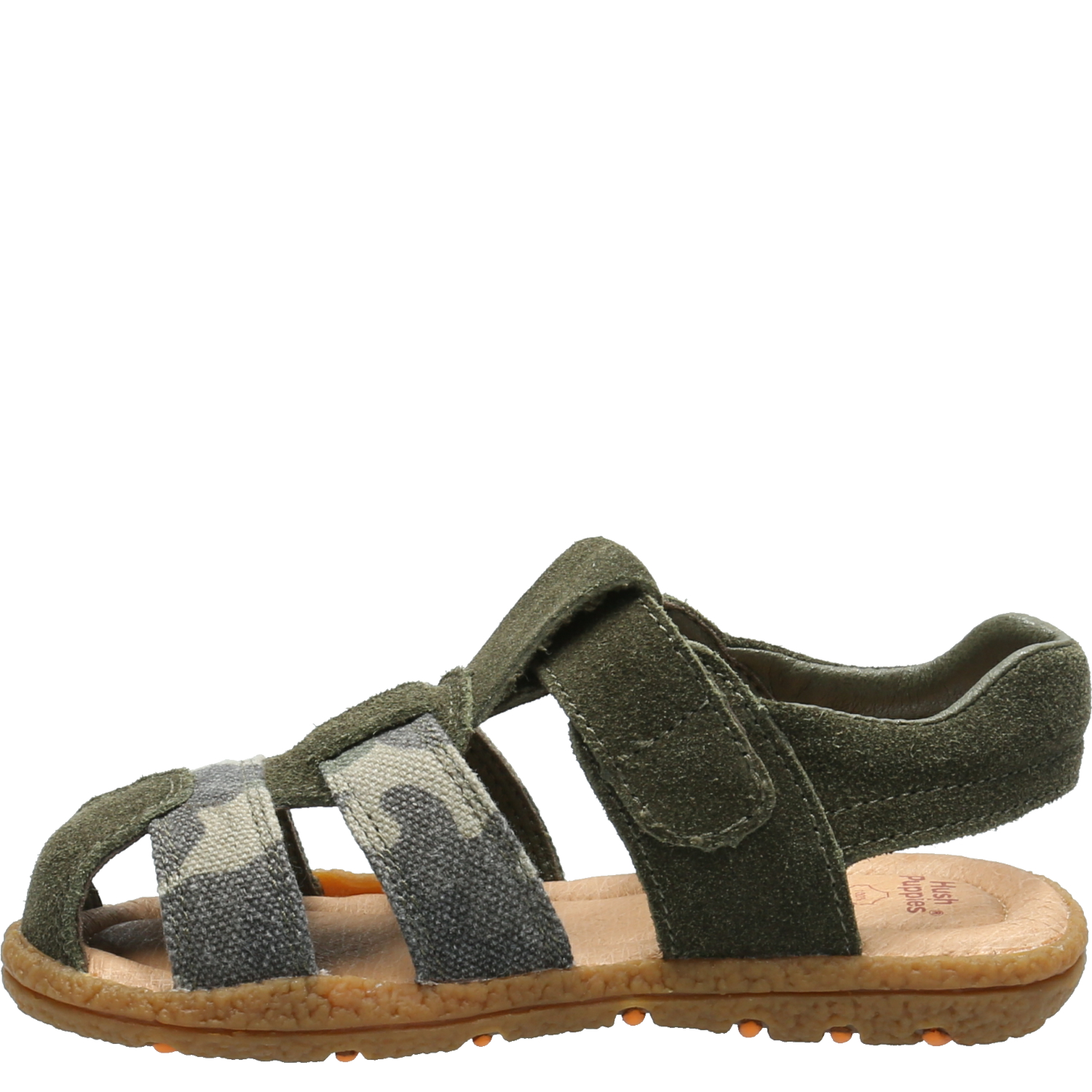 SANDALIAS NIÑO HUSH-PUPPIES CUERO GUAM CAFÉ - 5