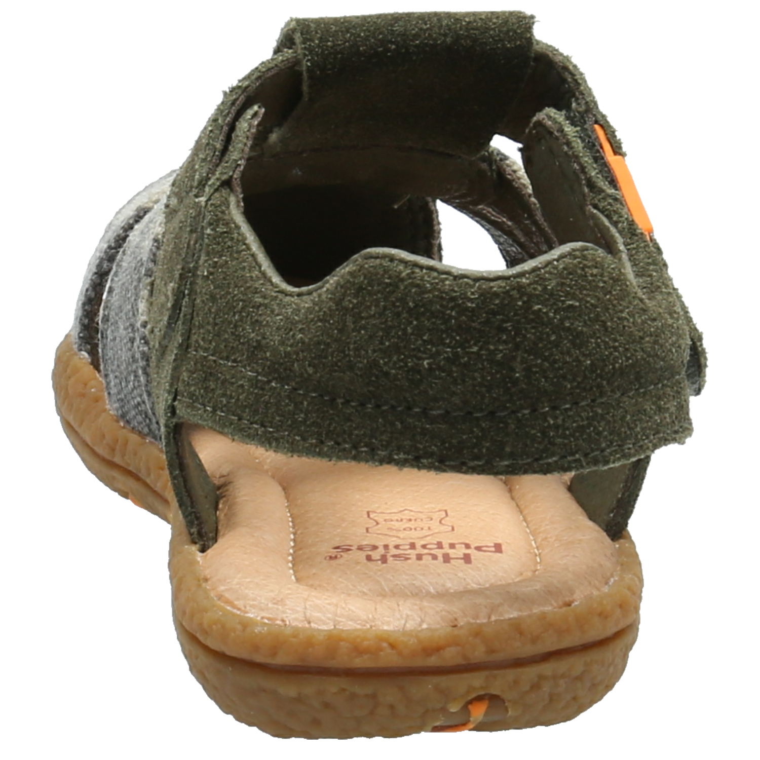 SANDALIAS NIÑO HUSH-PUPPIES CUERO GUAM CAFÉ - 6