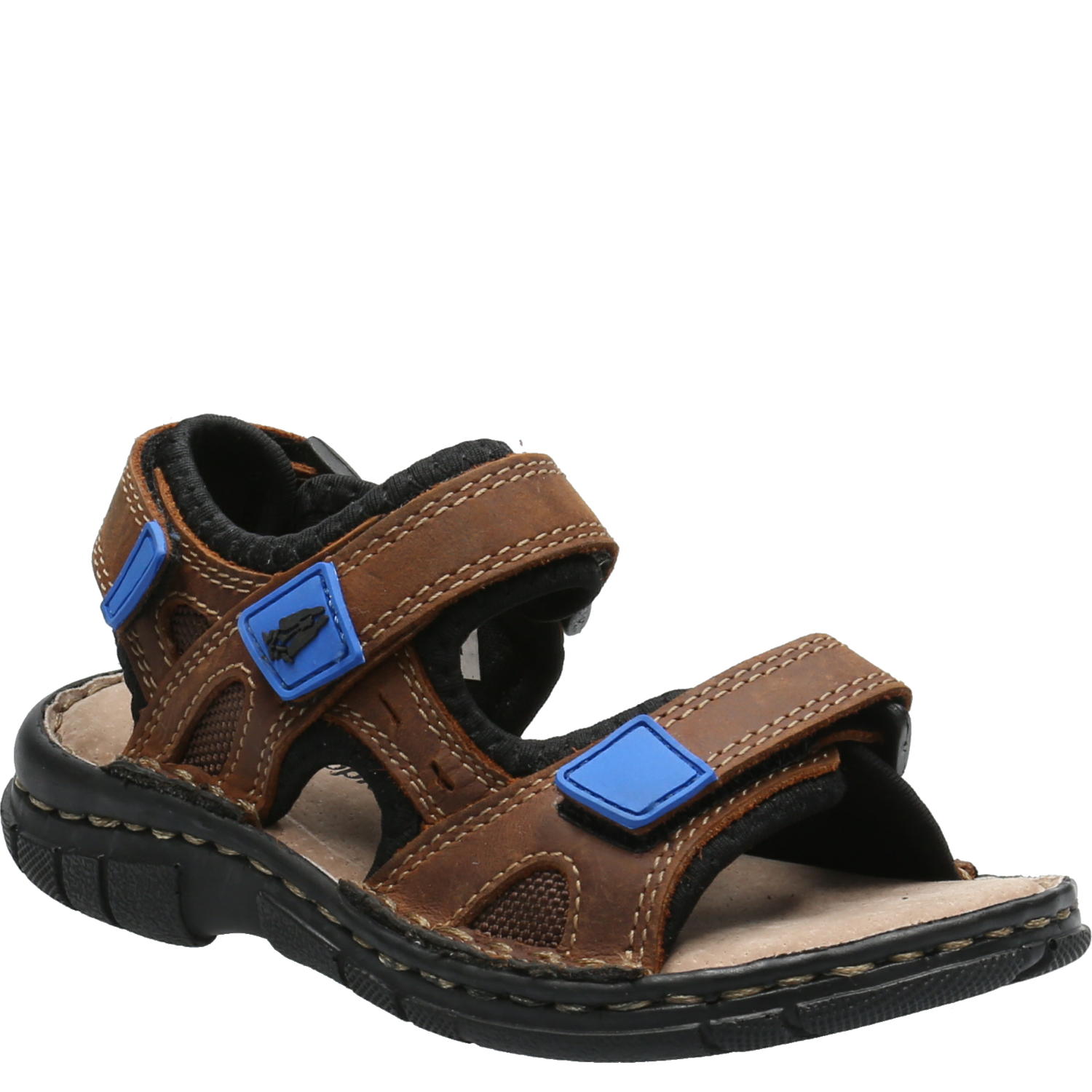 SANDALIAS NIÑO HUSH-PUPPIES CUERO NATIVE CAFÉ - 1