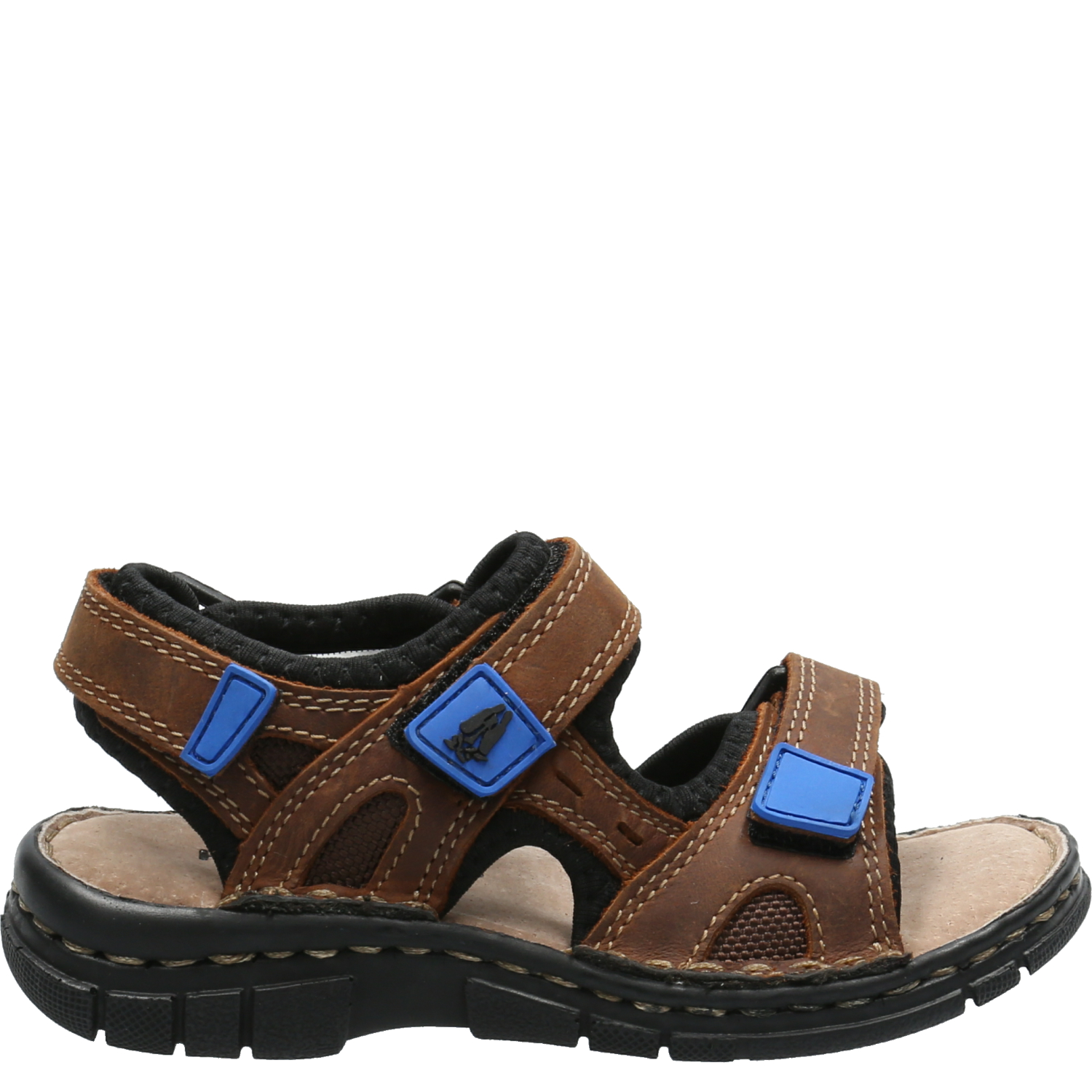 SANDALIAS NIÑO HUSH-PUPPIES CUERO NATIVE CAFÉ - 2