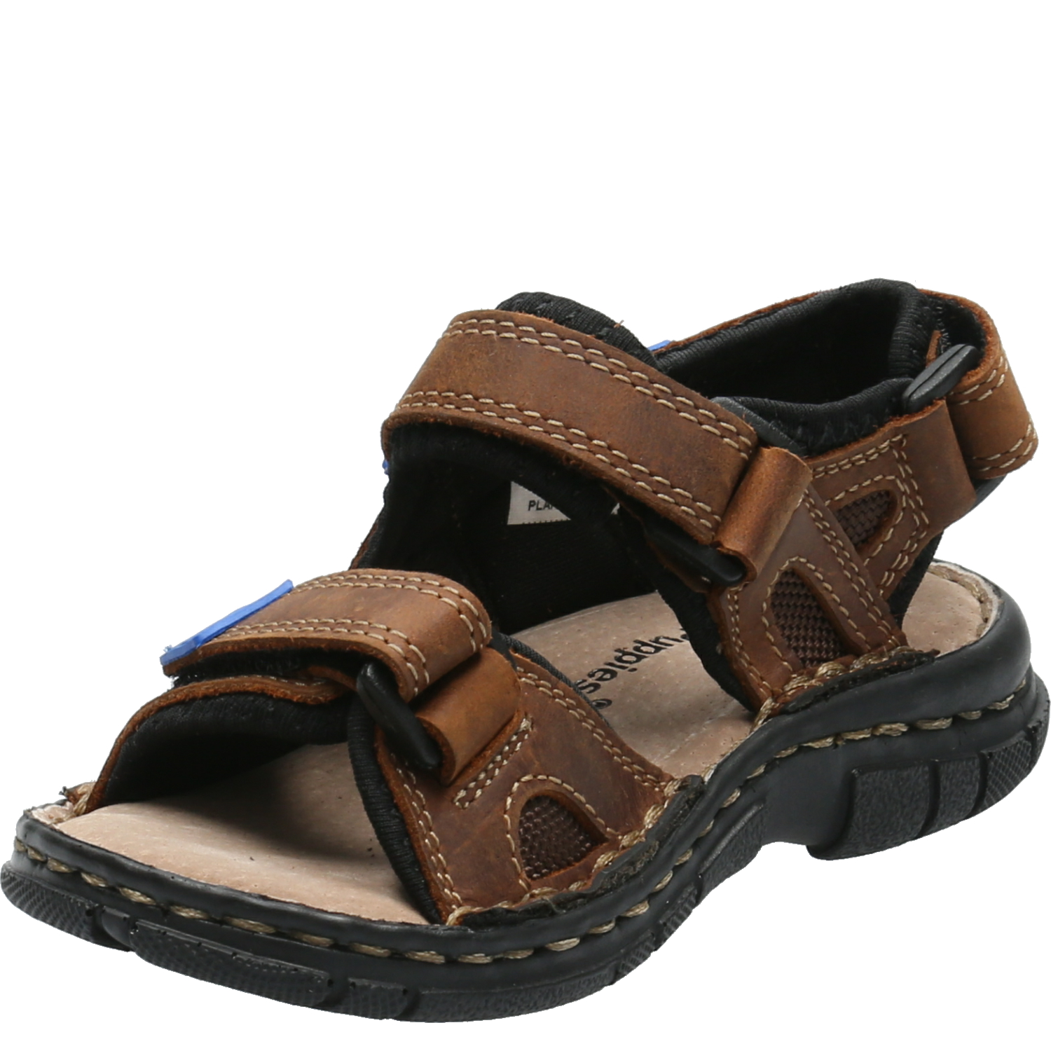 SANDALIAS NIÑO HUSH-PUPPIES CUERO NATIVE CAFÉ - 4