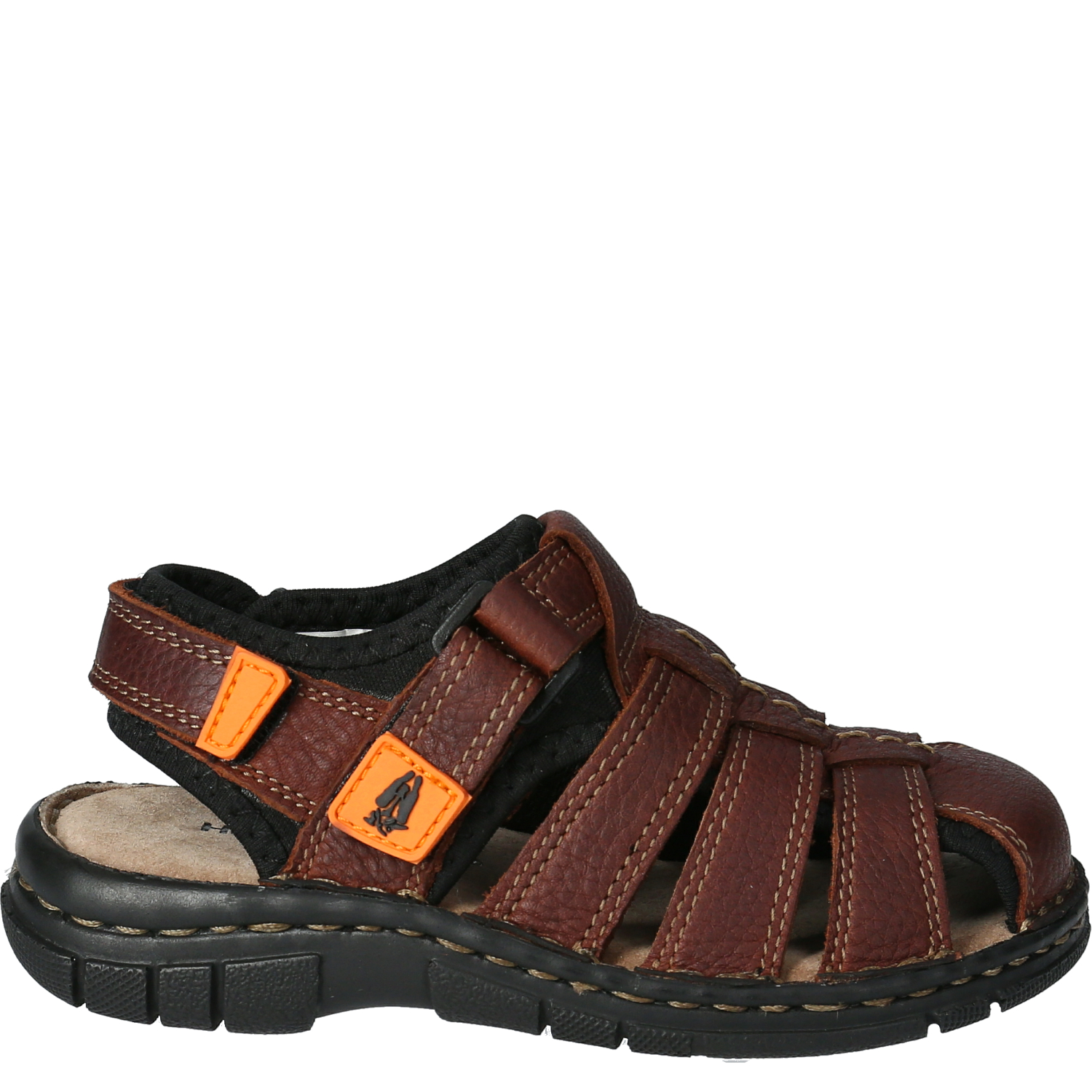 SANDALIAS NIÑO HUSH-PUPPIES CUERO COCONUT PRO CAFÉ - 2