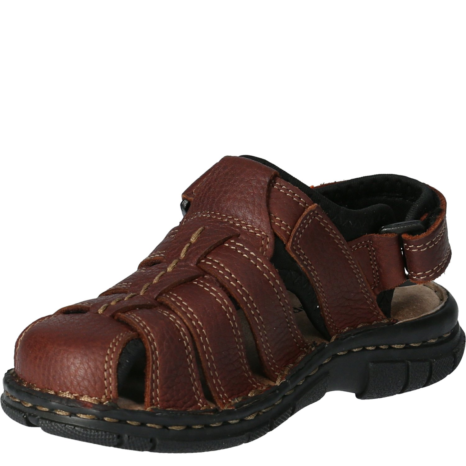 SANDALIAS NIÑO HUSH-PUPPIES CUERO COCONUT PRO CAFÉ - 4