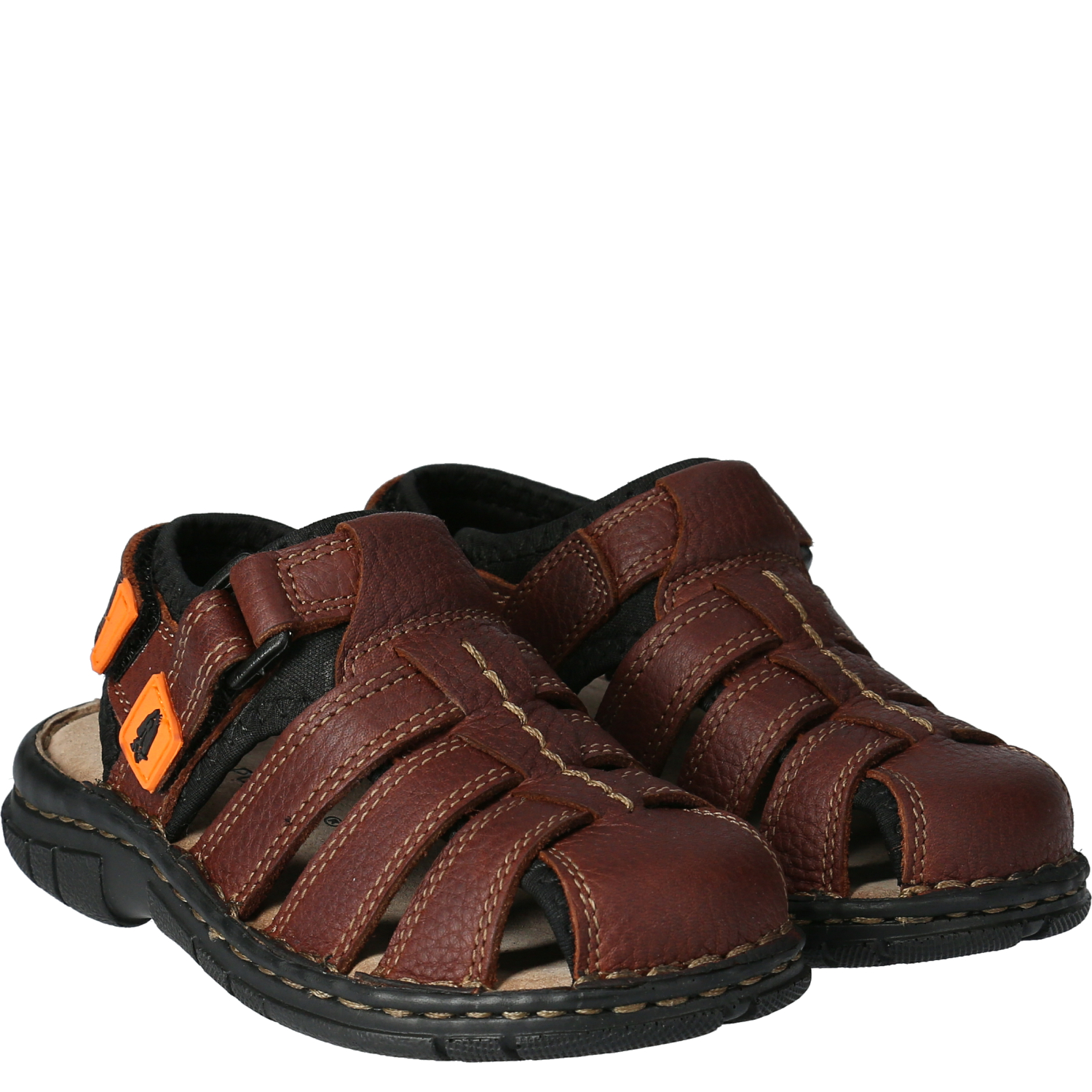 SANDALIAS NIÑO HUSH-PUPPIES CUERO COCONUT PRO CAFÉ - 7