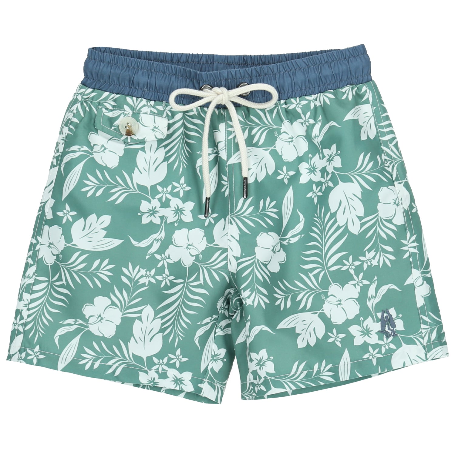 TRAJE DE BAÑO NIÑO PRINT VERDE HUSH PUPPIES - 1
