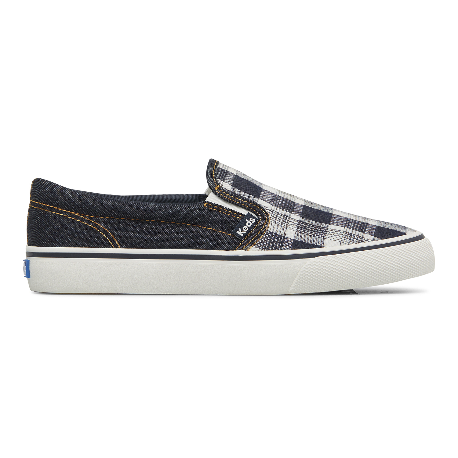 ZAPATILLA MUJER JUMP KICK SLIP DENIM BLANCO KEDS - 1
