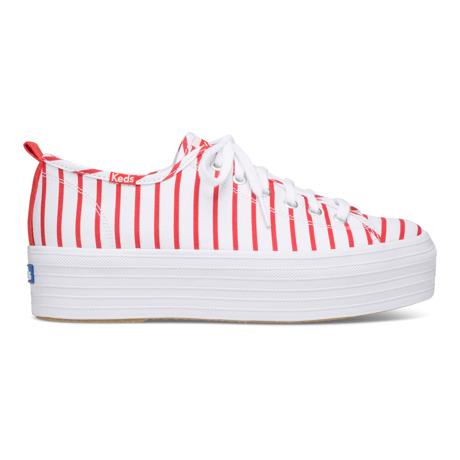 ZAPATILLAS MUJER KEDS CASUALES BLANCO TRIPLE UP STRIPE - 1