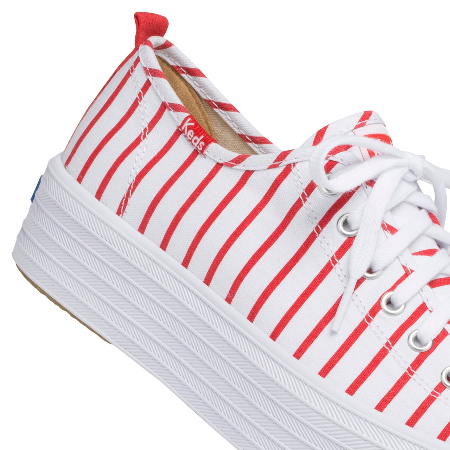 ZAPATILLAS MUJER KEDS CASUALES BLANCO TRIPLE UP STRIPE - 5