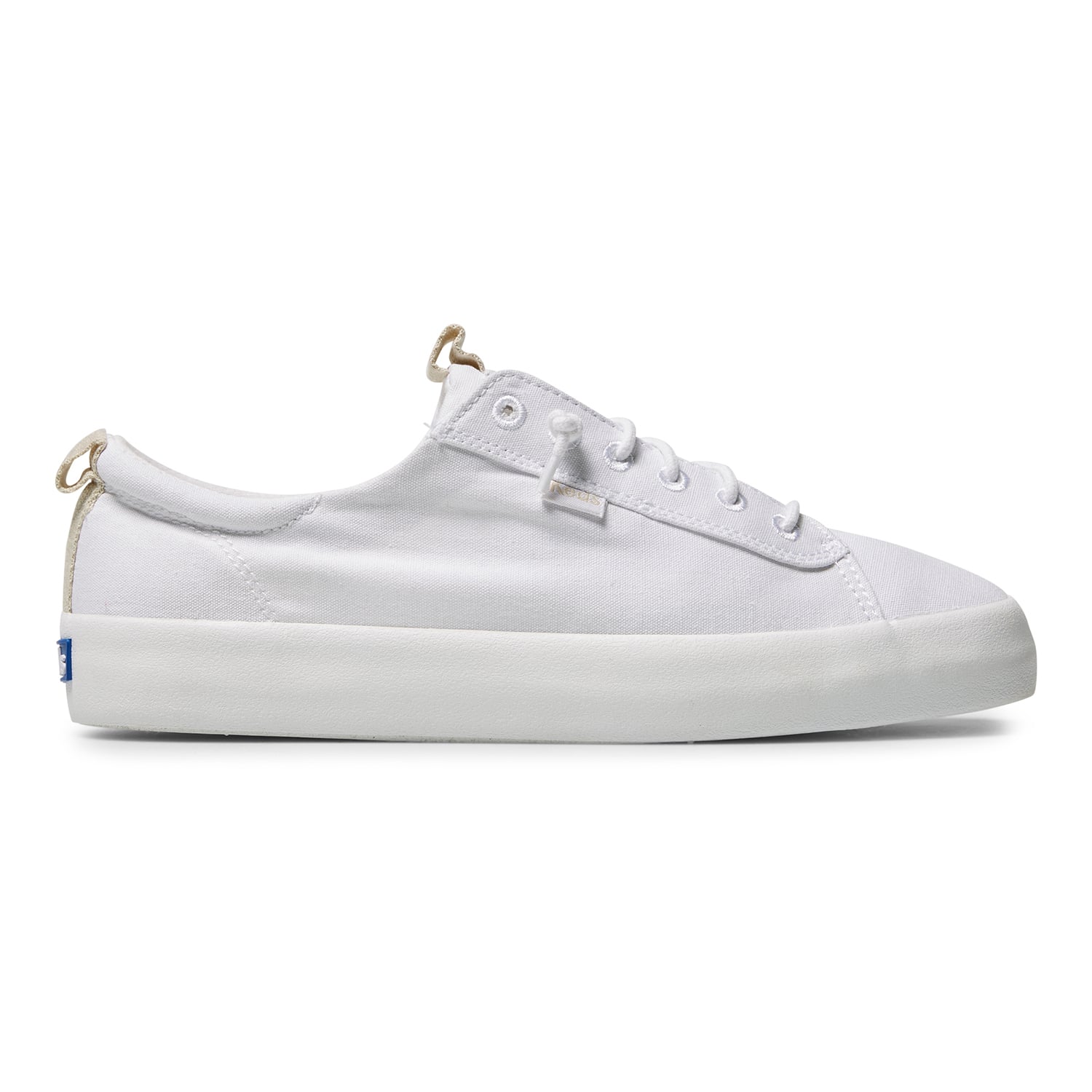 ZAPATILLAS MUJER KEDS CASUALES BLANCO KICKBACK CUERO - 1