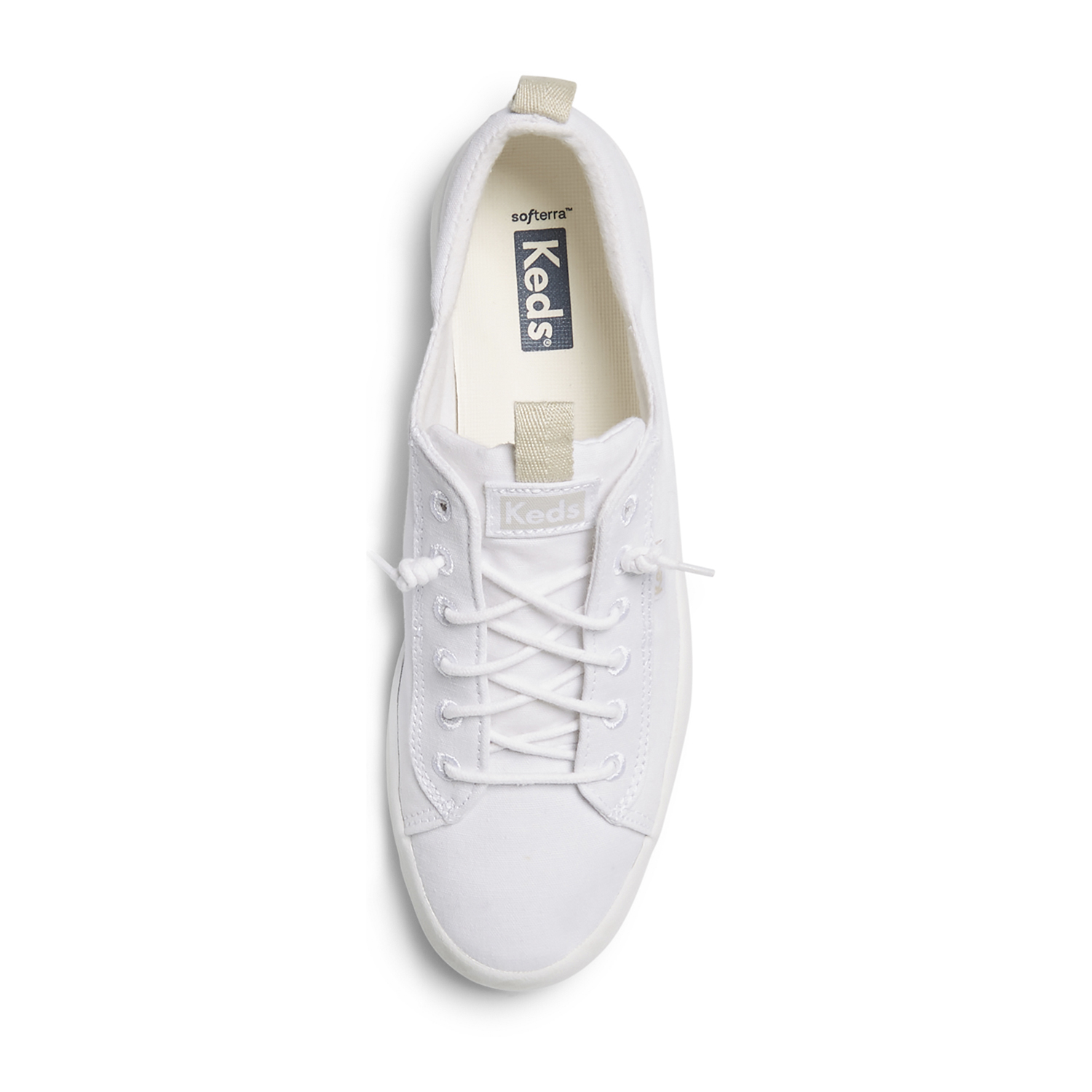 ZAPATILLAS MUJER KEDS CASUALES BLANCO KICKBACK CUERO - 5