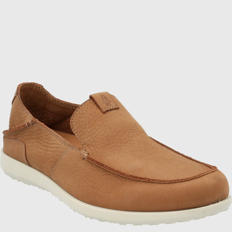 MOCASIN CUERO HOMBRE WELSH EN COLOR CAFE - 1