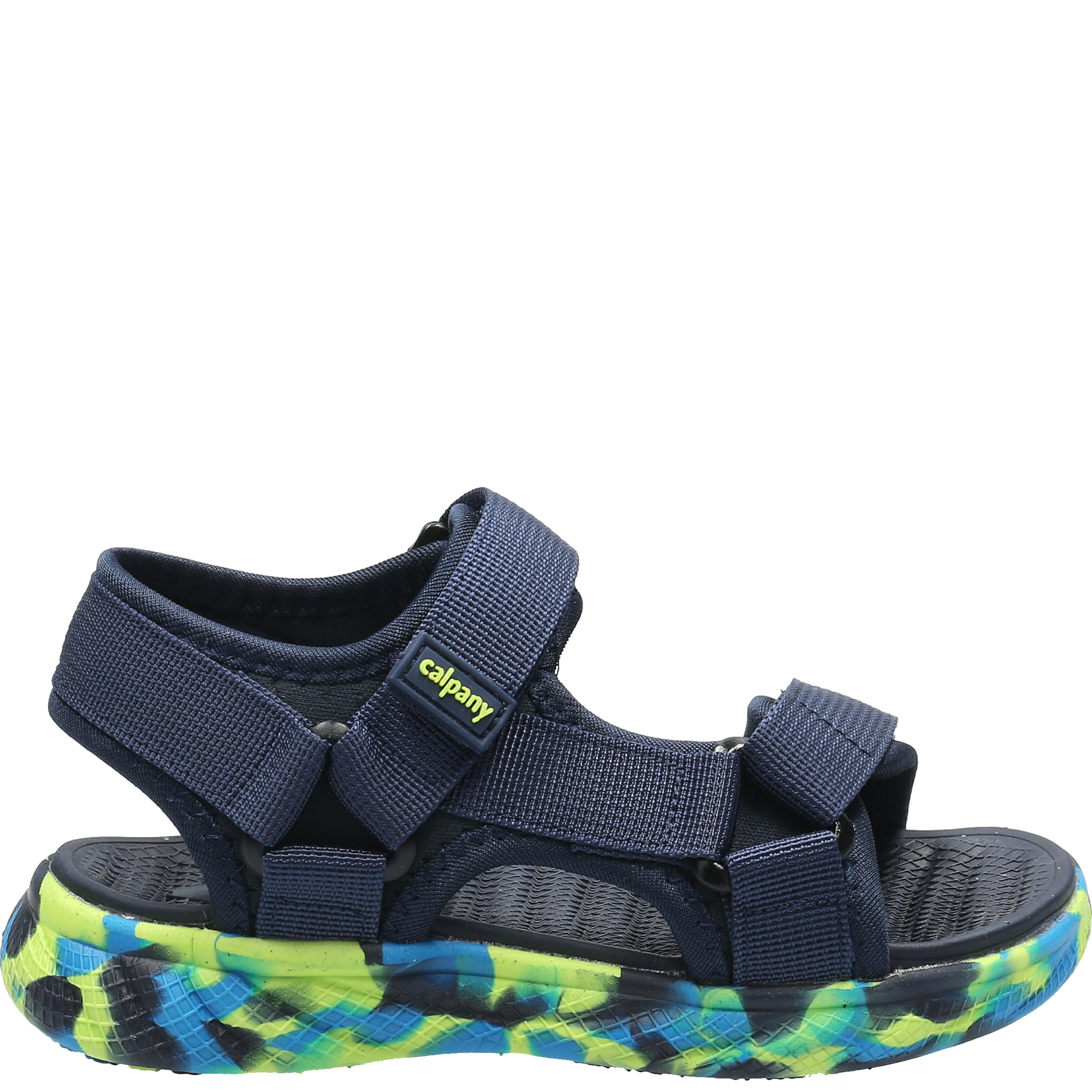 SANDALIAS NIÑO CALPANY TEXTIL CLAYD AZUL - 2