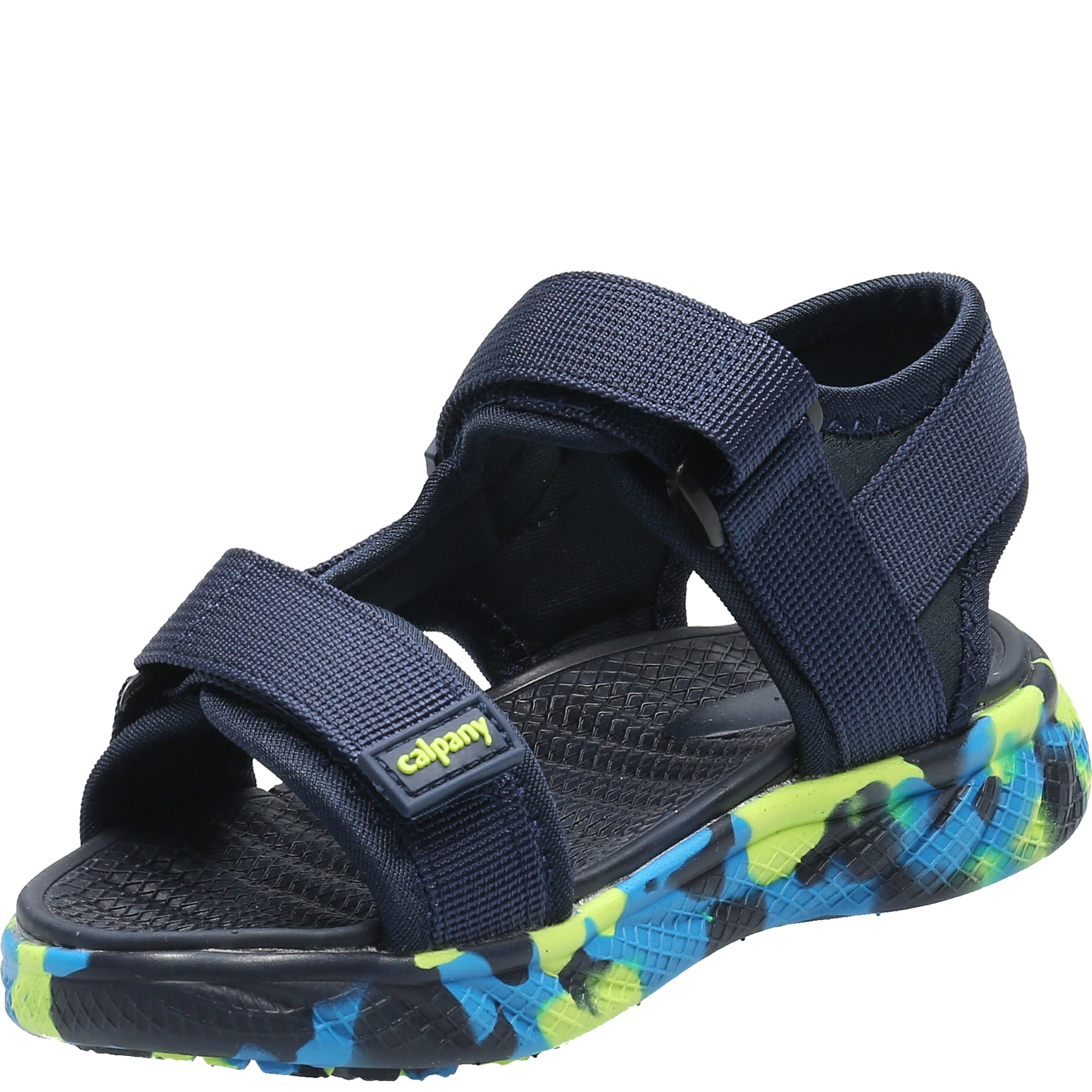 SANDALIAS NIÑO CALPANY TEXTIL CLAYD AZUL - 4