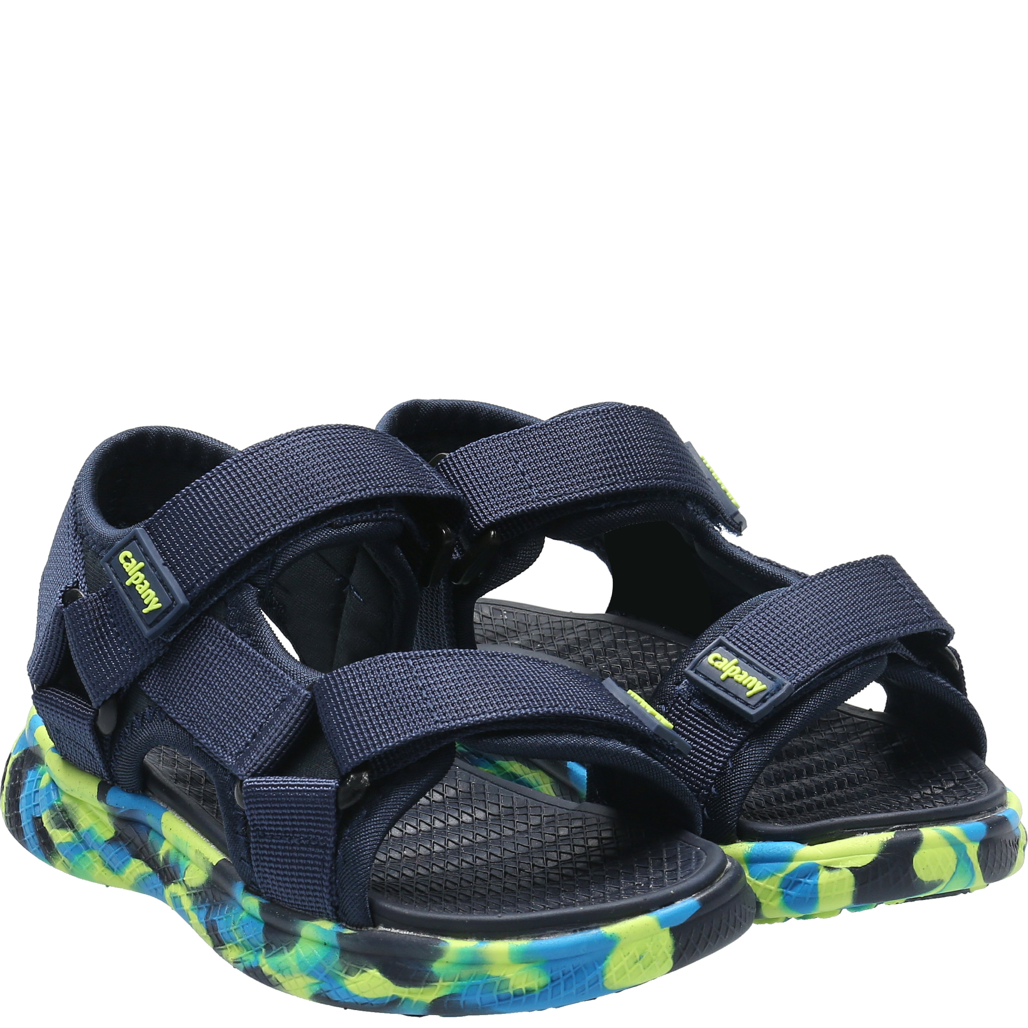SANDALIAS NIÑO CALPANY TEXTIL CLAYD AZUL - 7