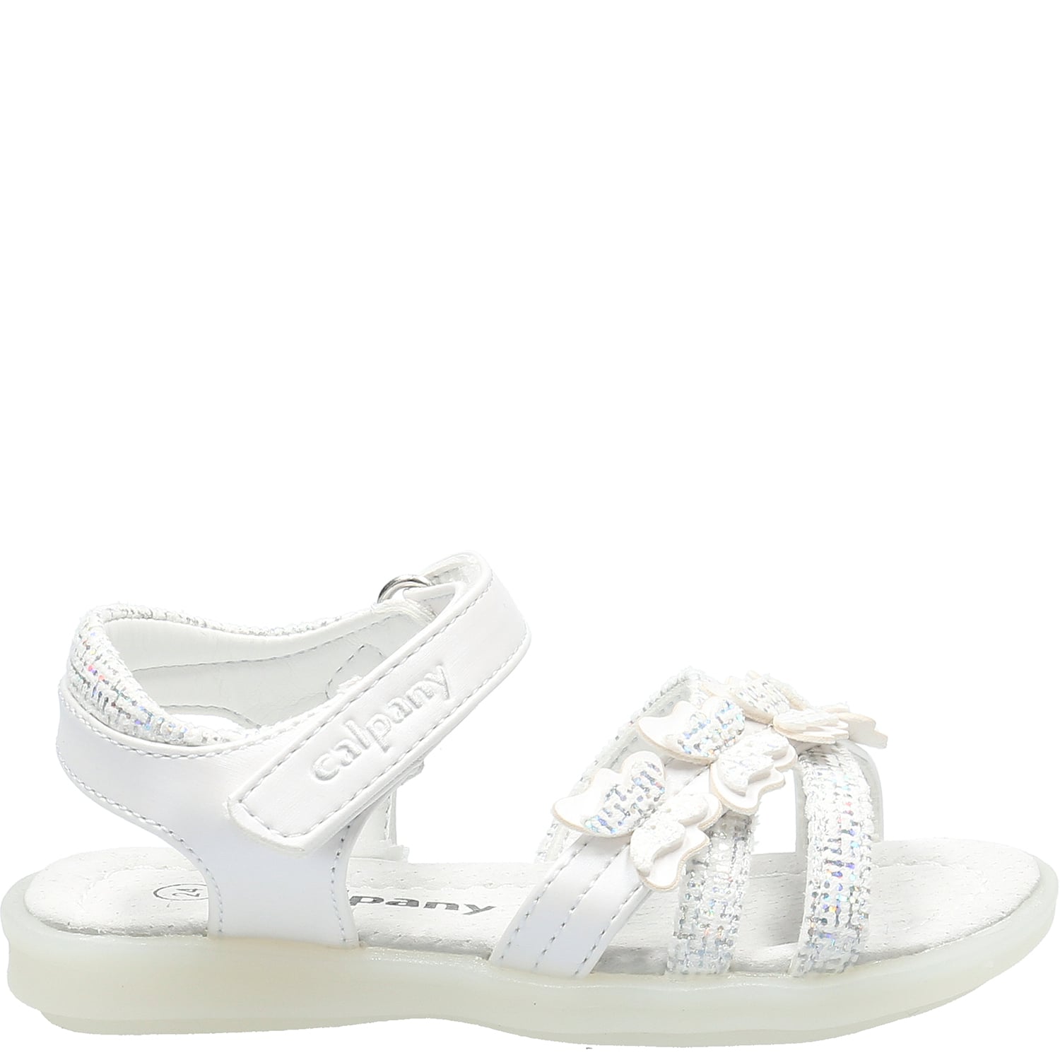 SANDALIAS NIÑA CALPANY GISELLE BLANCO - 2