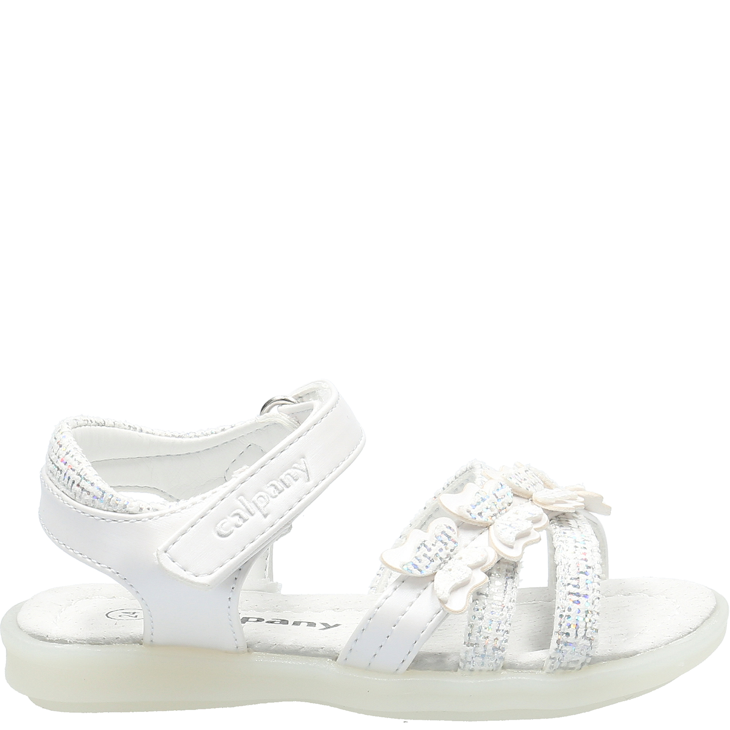 SANDALIAS NIÑA CALPANY GISELLE BLANCO - 2