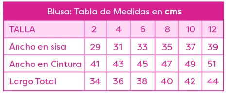 BLUSA NIÑA CALPANY LADY AZUL - 3