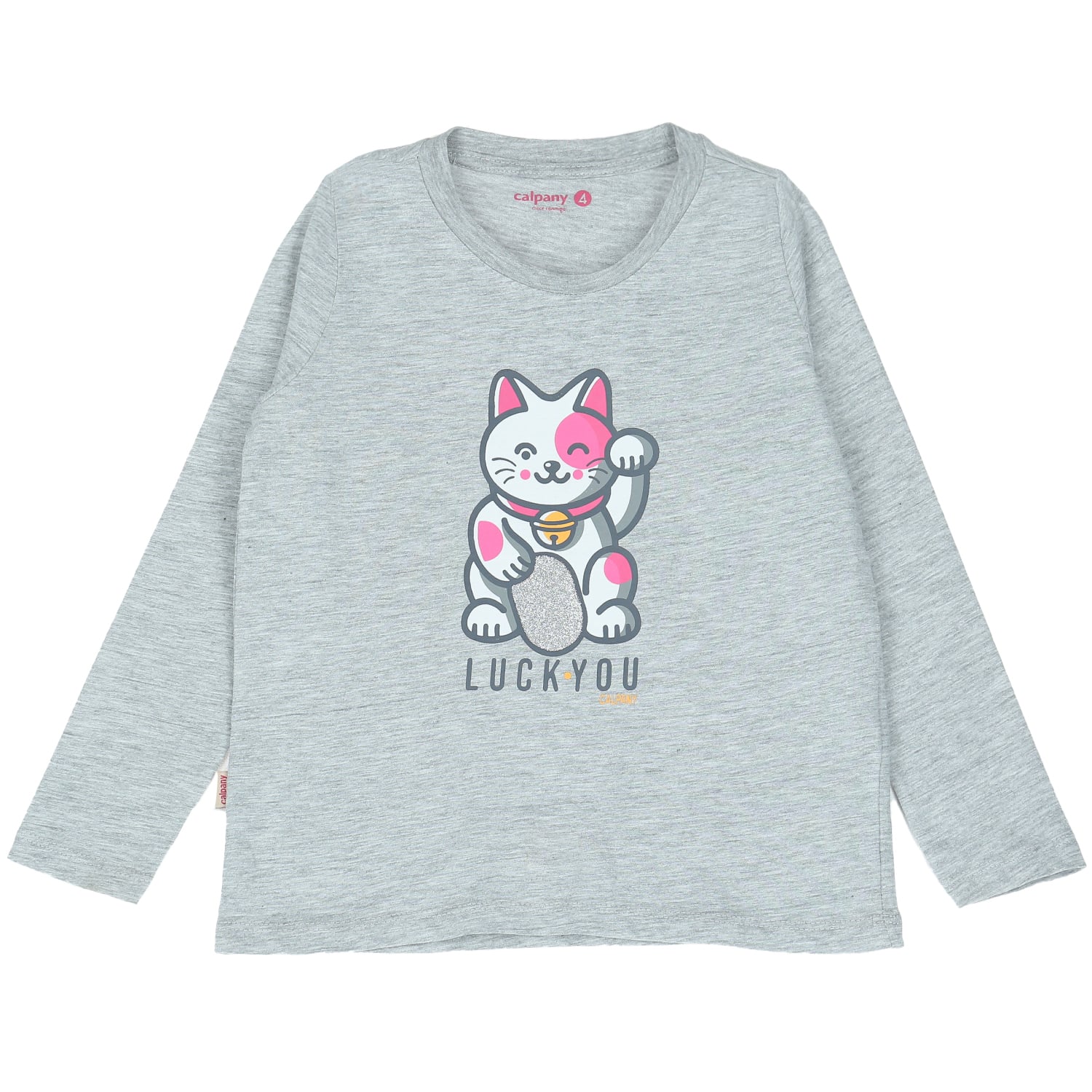 POLERA NIÑA CALPANY NEMBA GRIS - 1