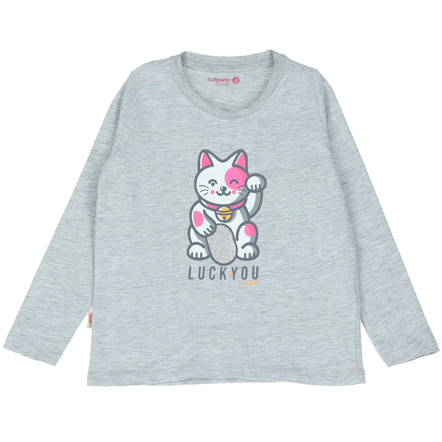 POLERA NIÑA CALPANY NEMBA GRIS - 1