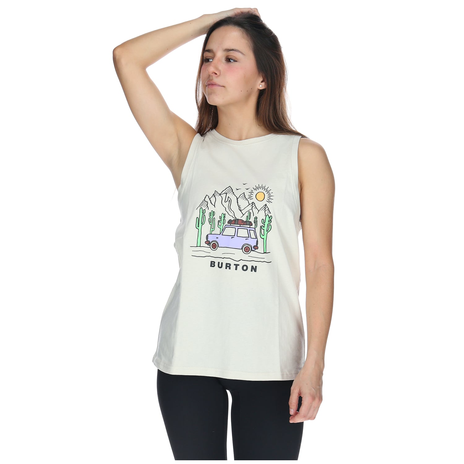 POLERA S/M MUJER LOUNGE GRIS CLARO BURTON - 1
