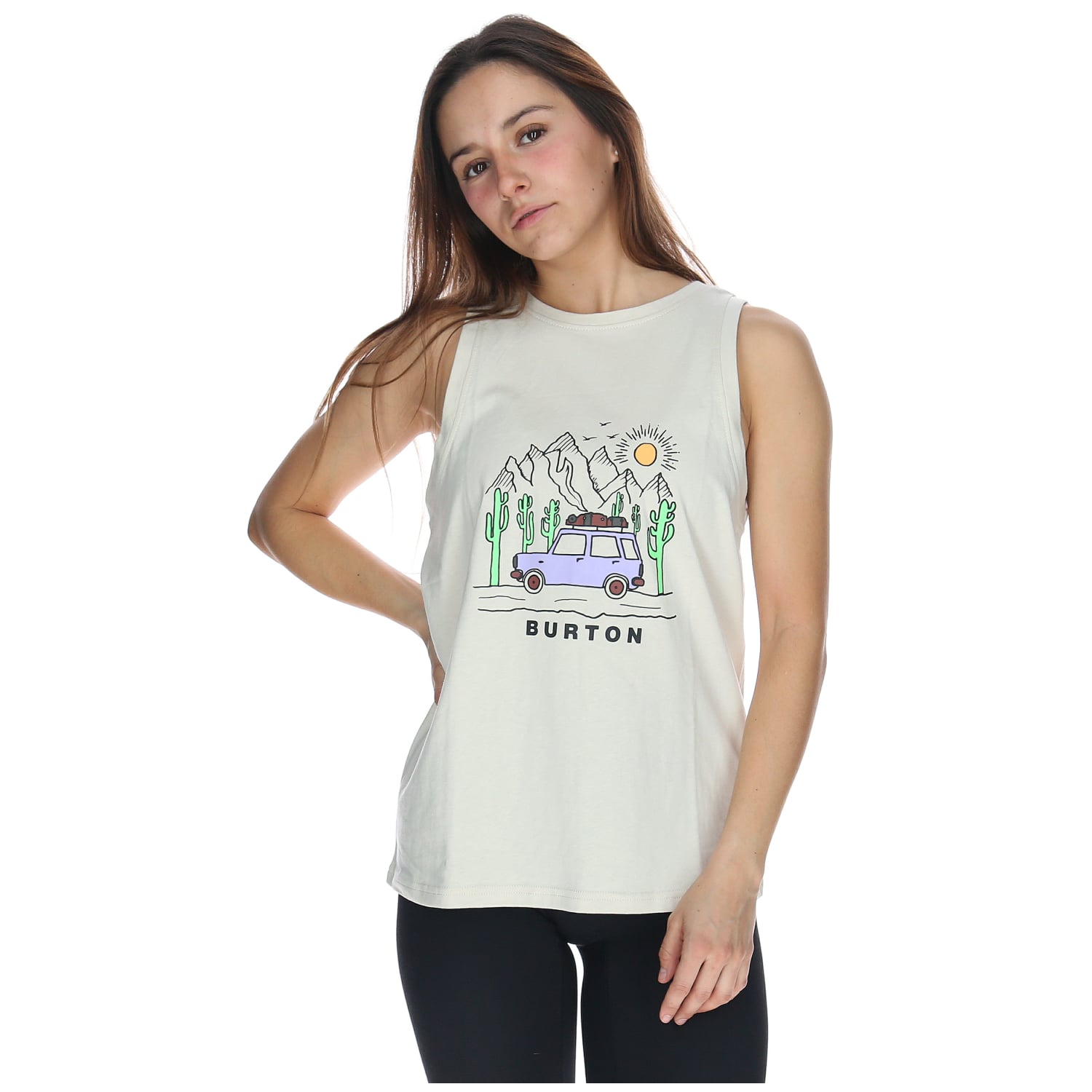POLERA S/M MUJER LOUNGE GRIS CLARO BURTON - 2
