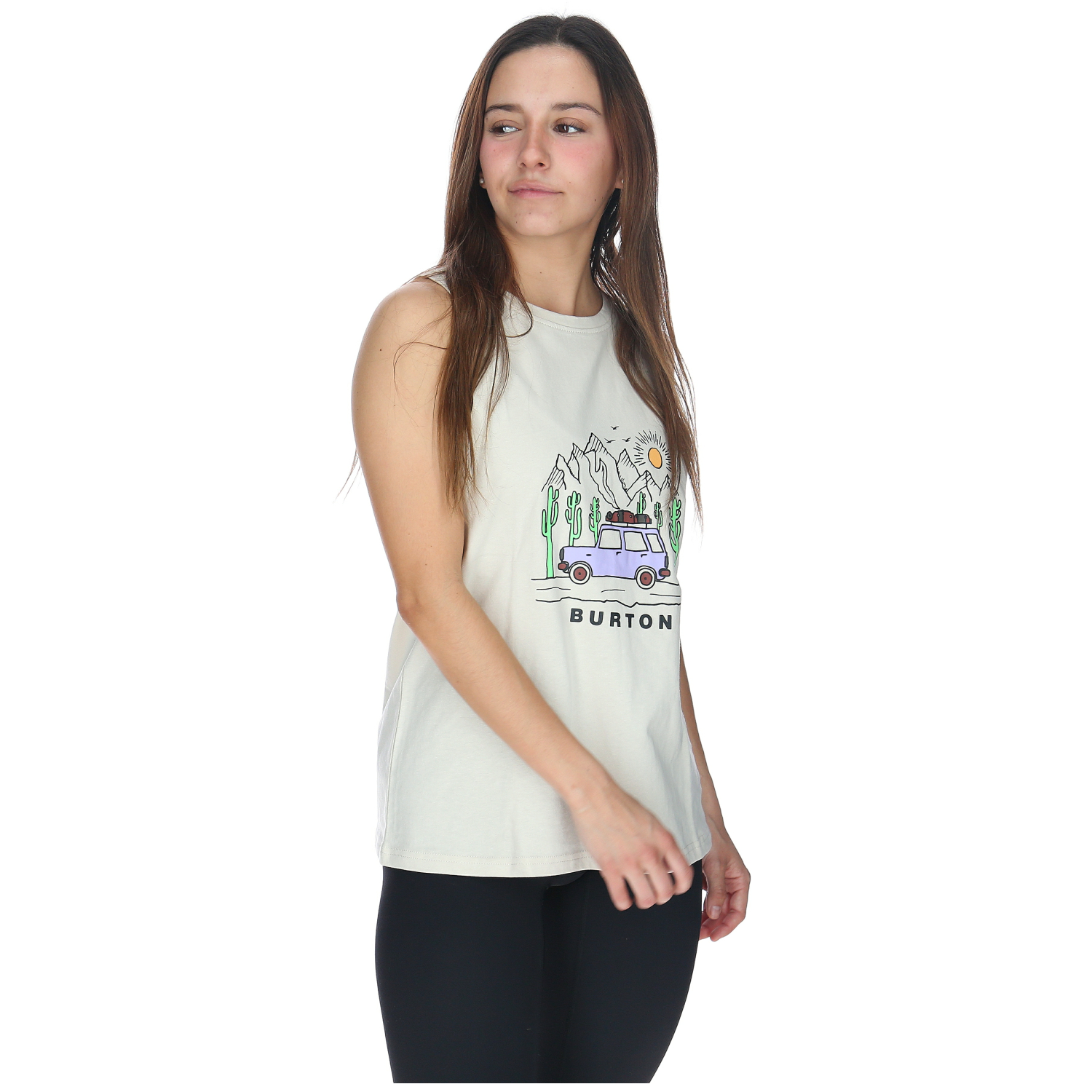 POLERA S/M MUJER LOUNGE GRIS CLARO BURTON - 5