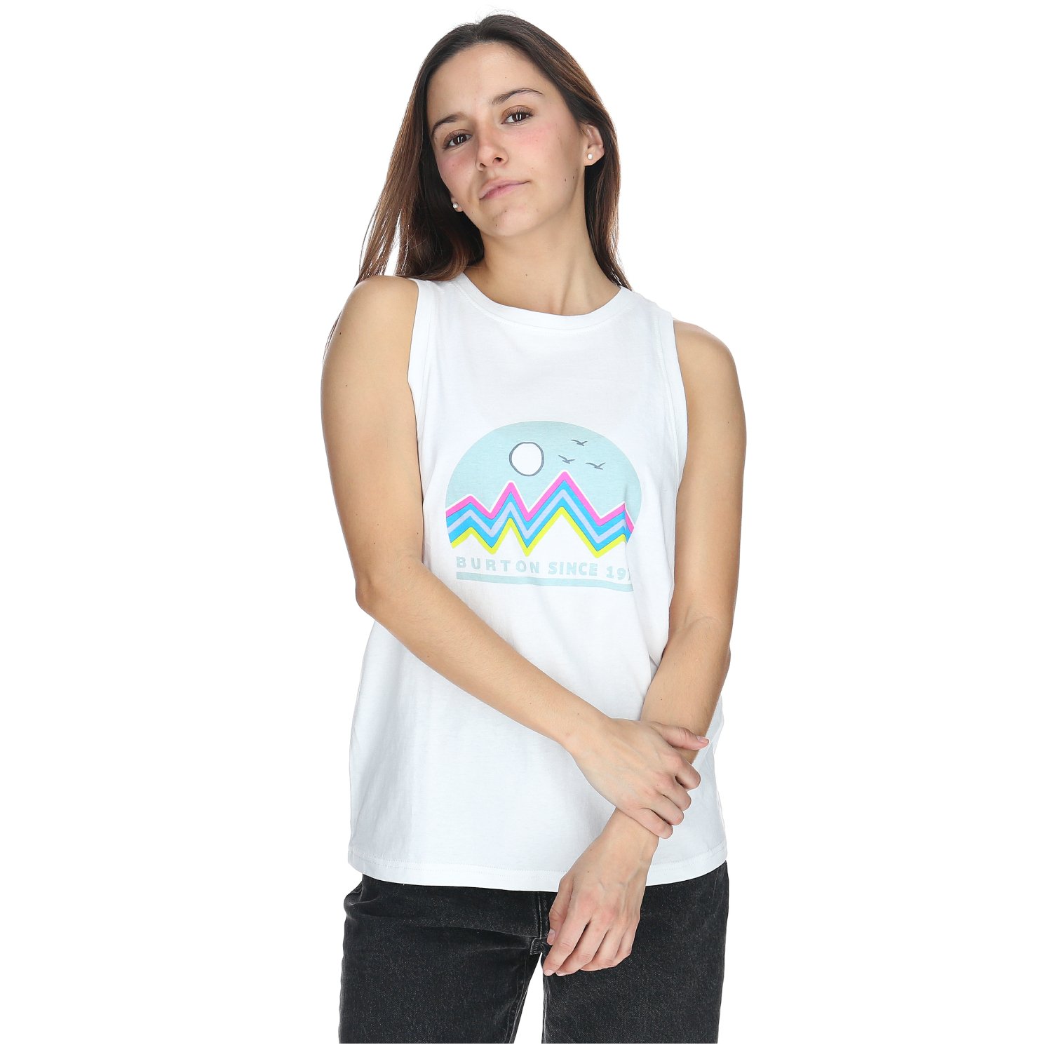 POLERA S/M MUJER LOUNGE BLANCO BURTON - 1