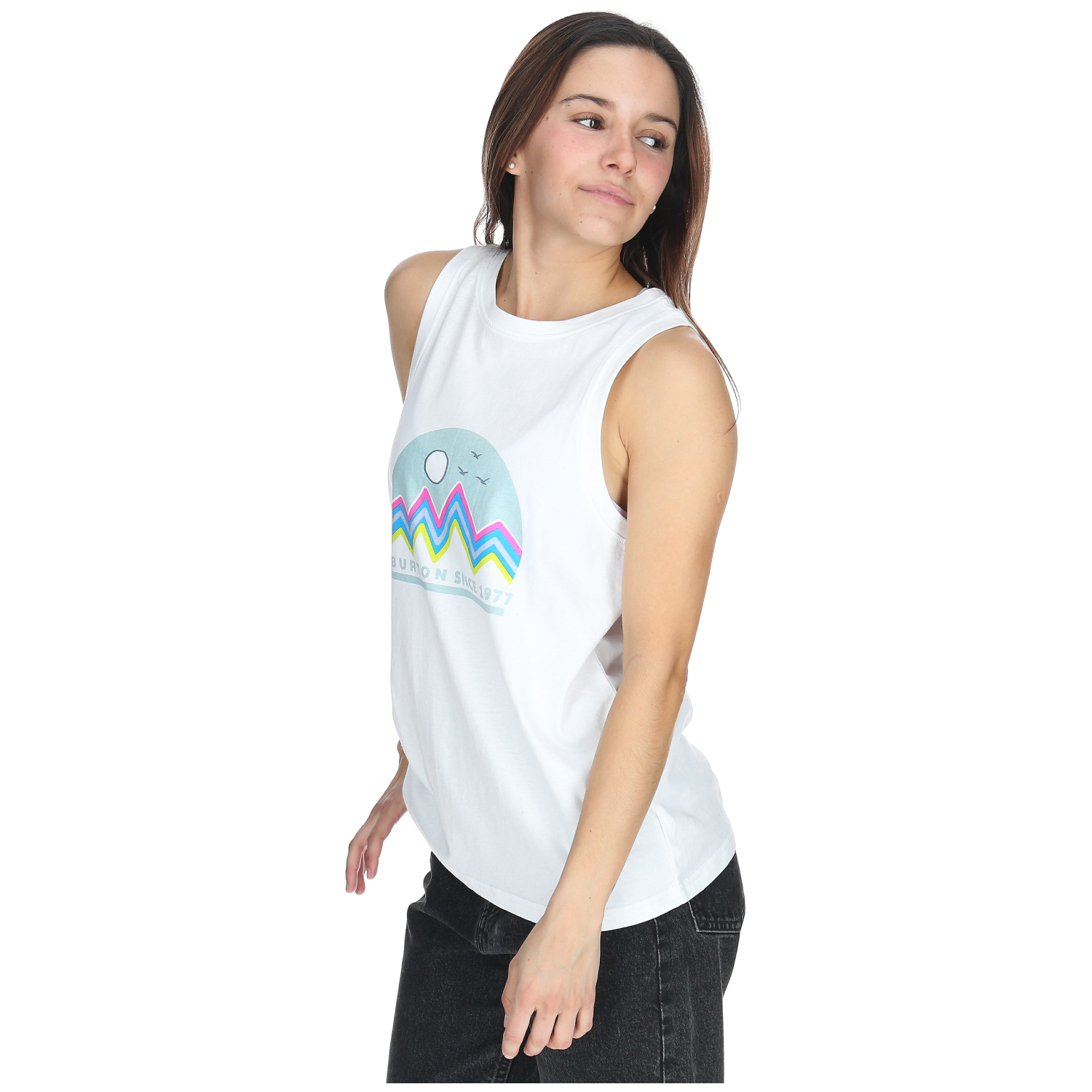 POLERA S/M MUJER LOUNGE BLANCO BURTON - 2