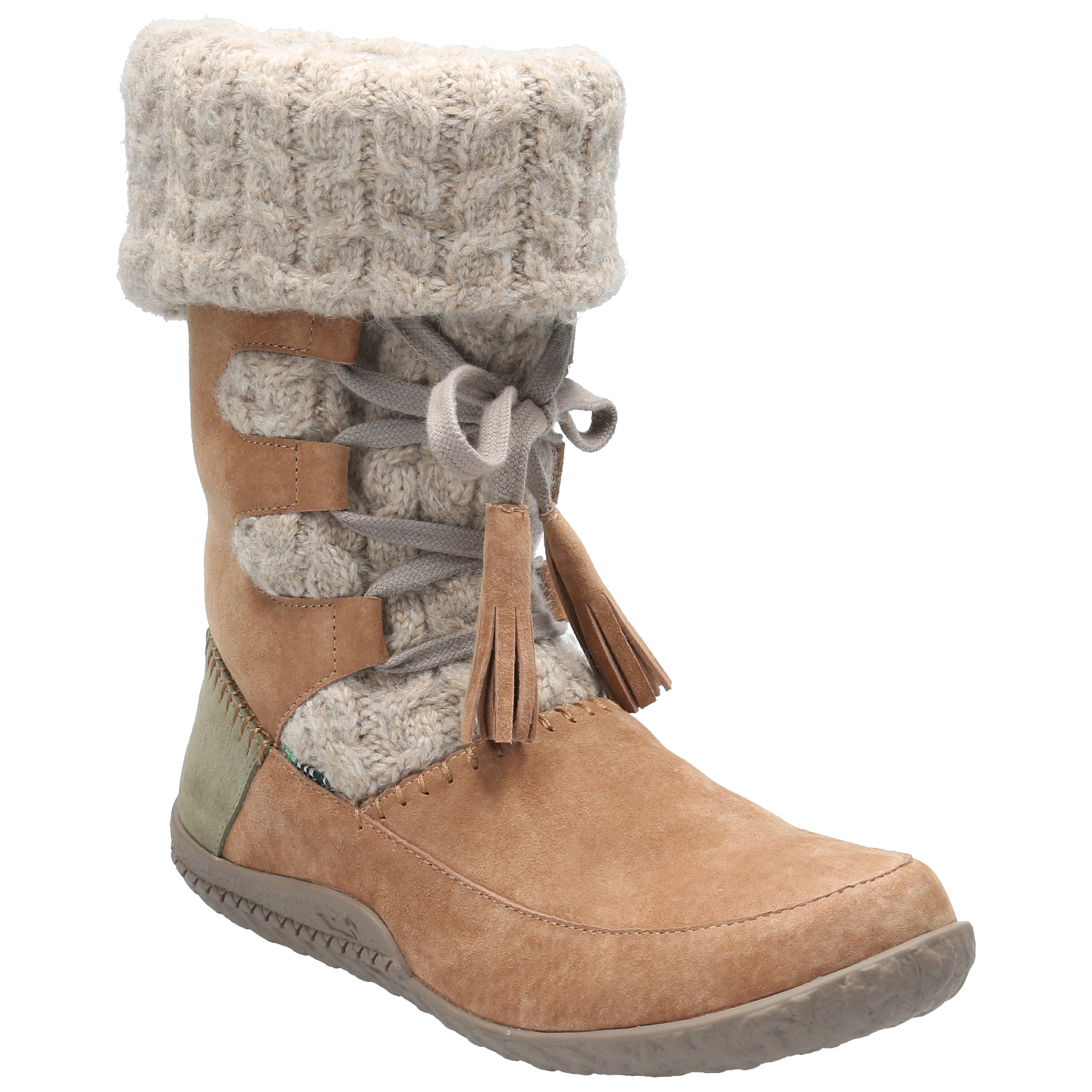 BOTA CUERO ROCKFORD NEW TAHOE CAFÉ CLARO MUJER - 2