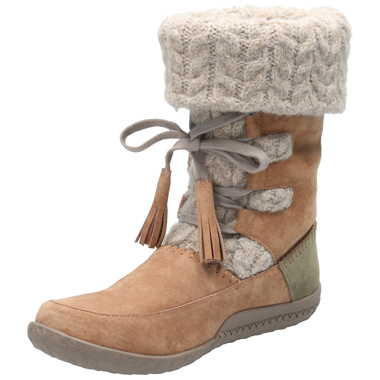 BOTA CUERO ROCKFORD NEW TAHOE CAFÉ CLARO MUJER - 5