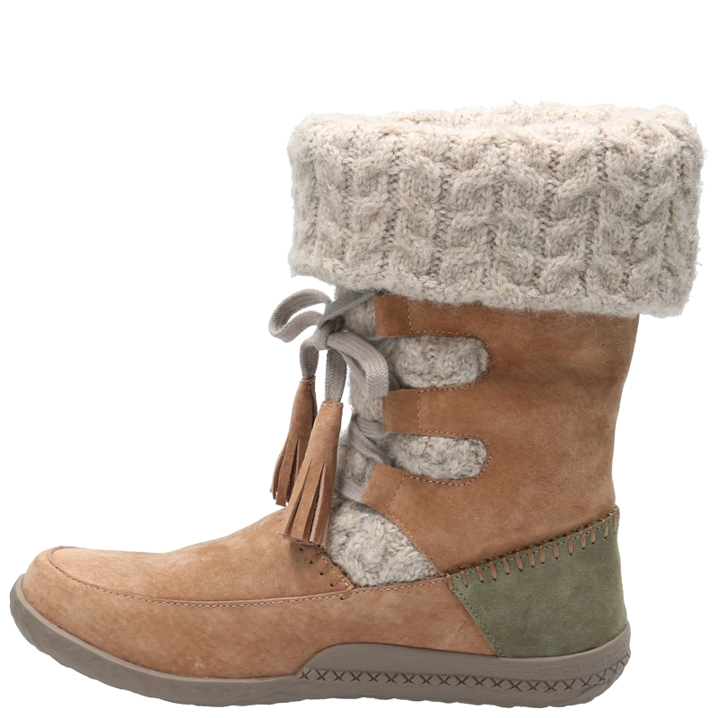 BOTA CUERO ROCKFORD NEW TAHOE CAFÉ CLARO MUJER - 6