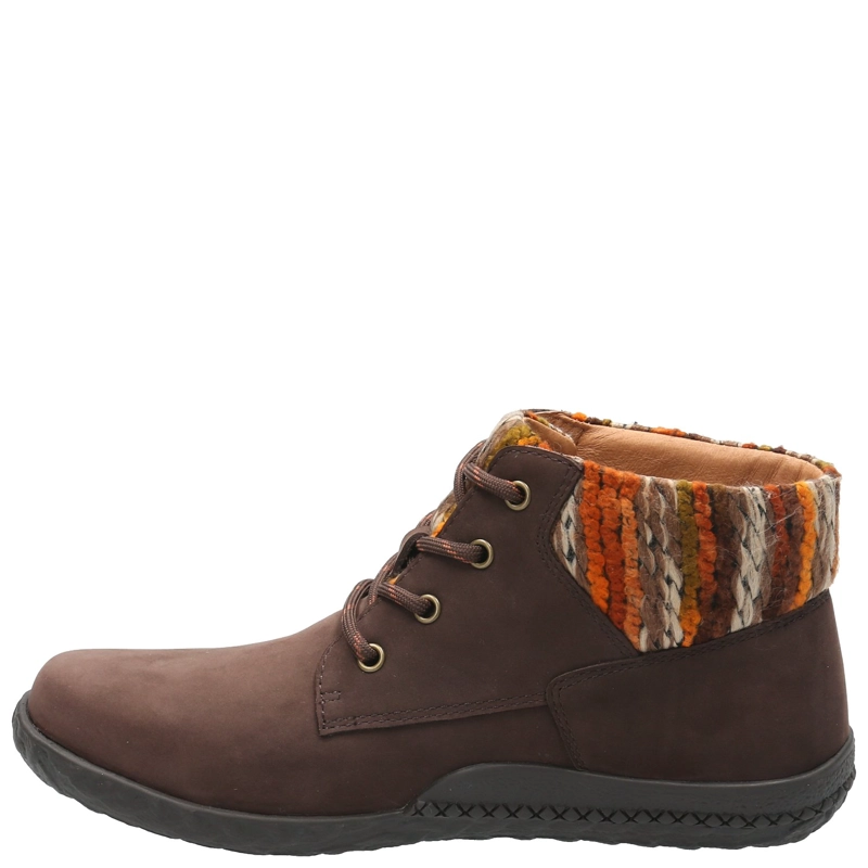 BOTÍN MUJER CUERO CAFÉ ROCKFORD BETTA OSCURO CASUAL - 6