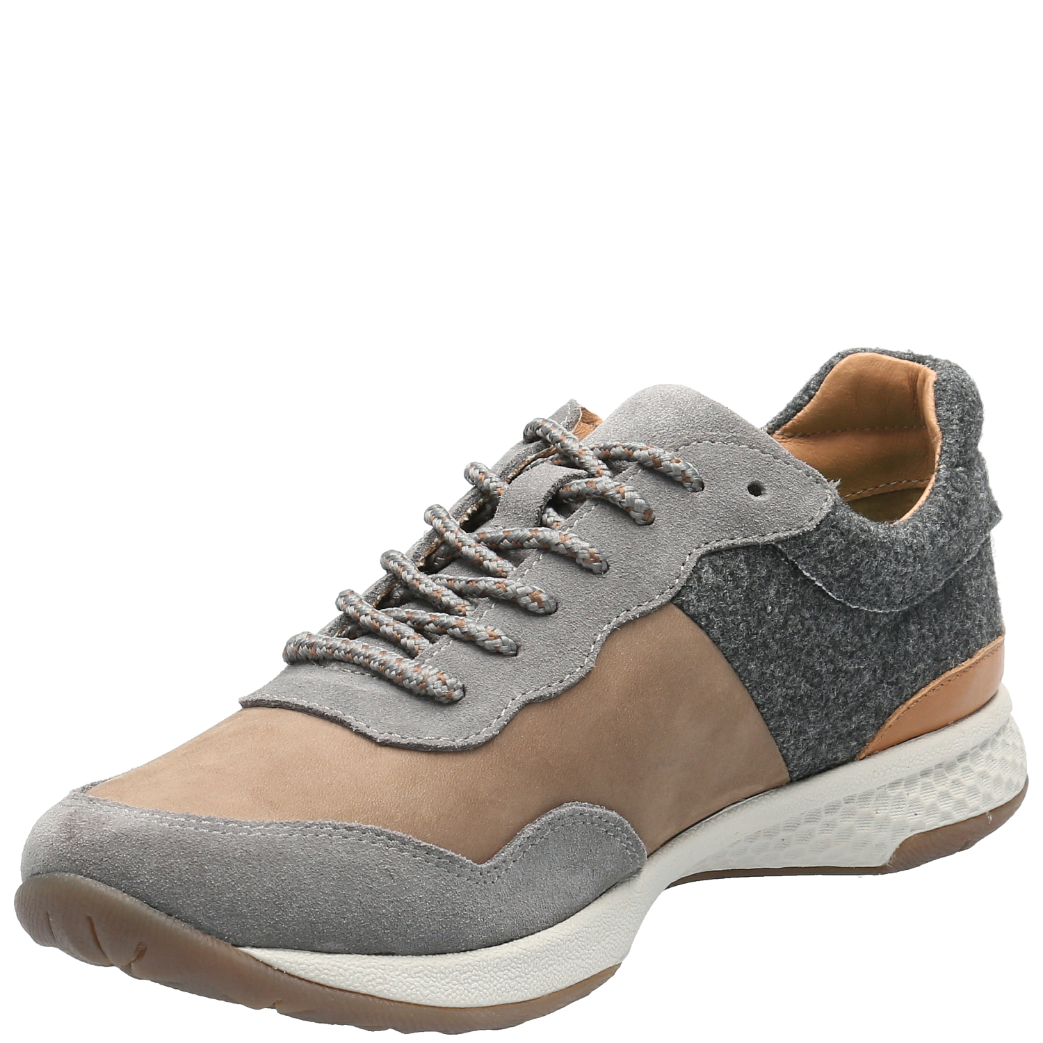 ZAPATILLA CUERO ROCKFORD ESTI GRIS MUJER - 5